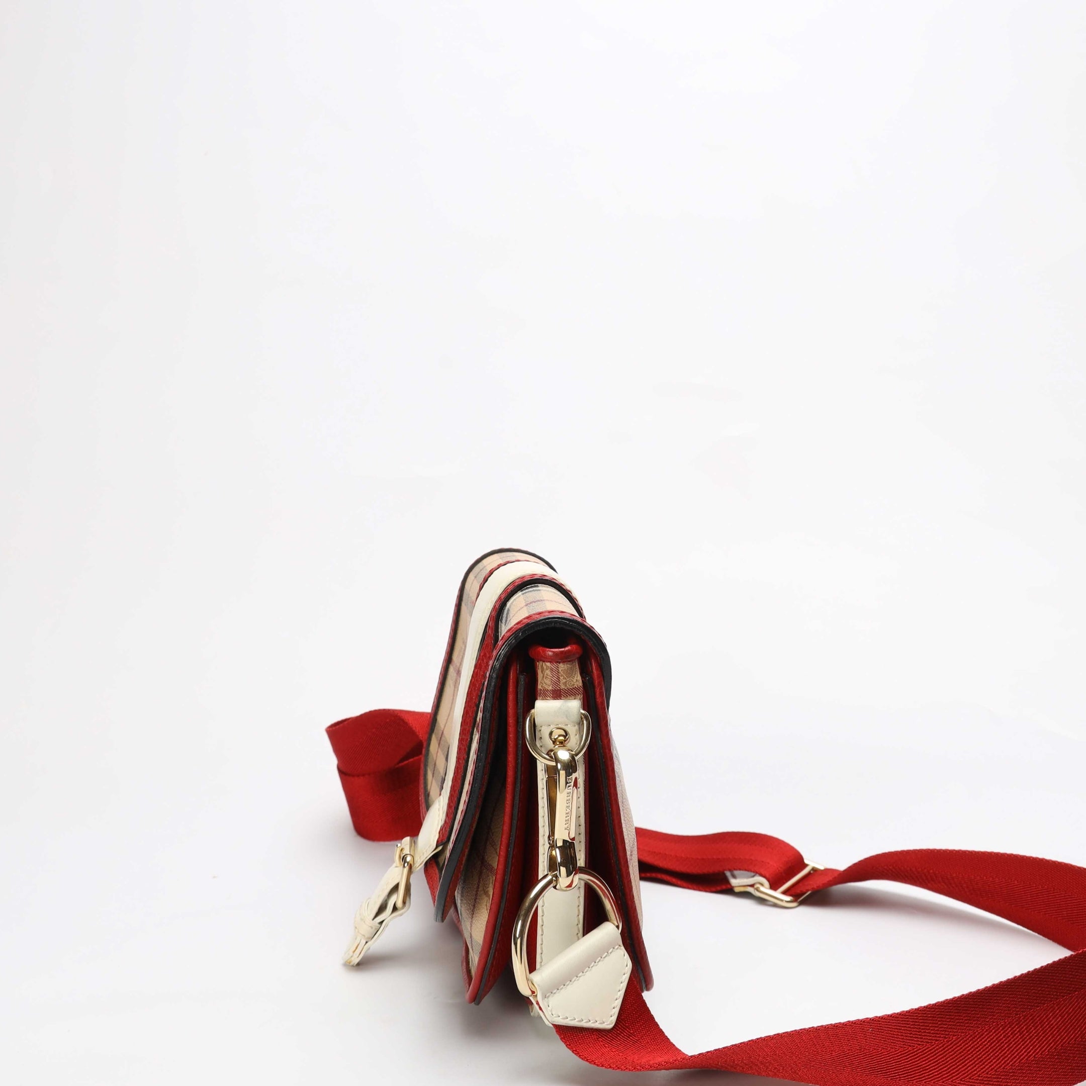 Burberry Haymarket Check Crossbody Bag
