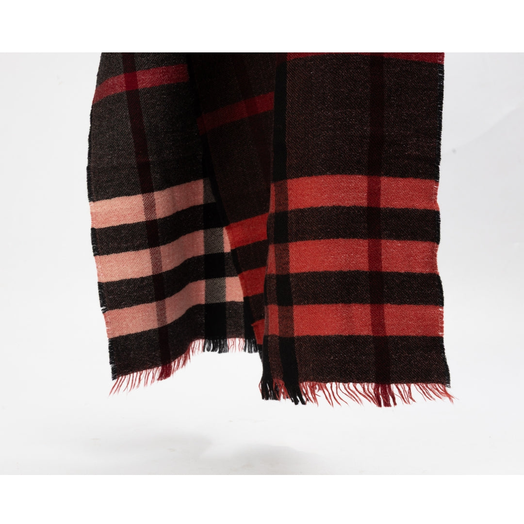 Burberry Red Cashmere Scarf