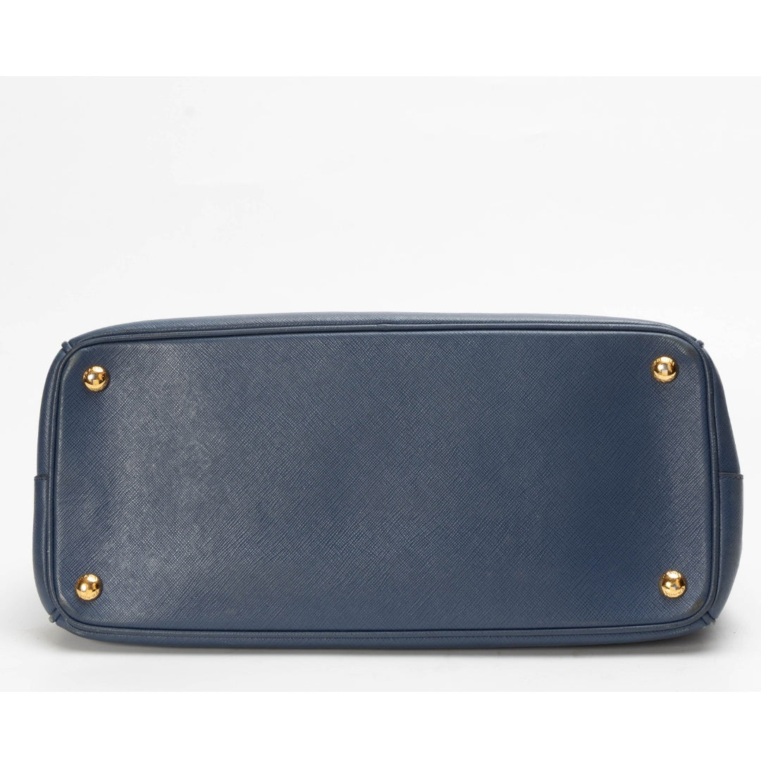 Prada Navy Blue Medium Galleria Tote