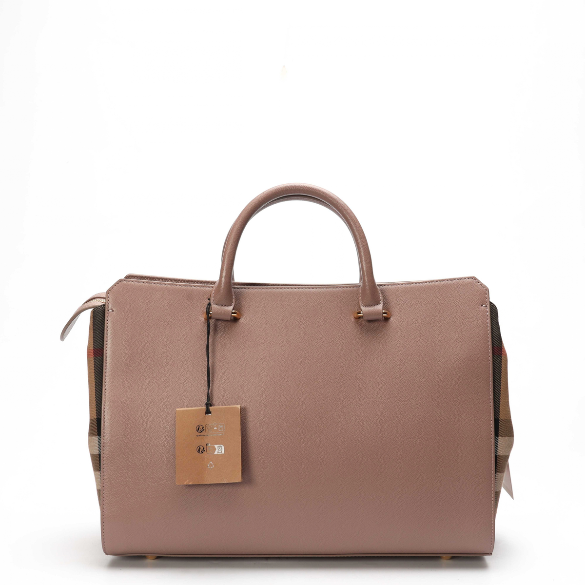 Burberry House Check Convertible Satchel