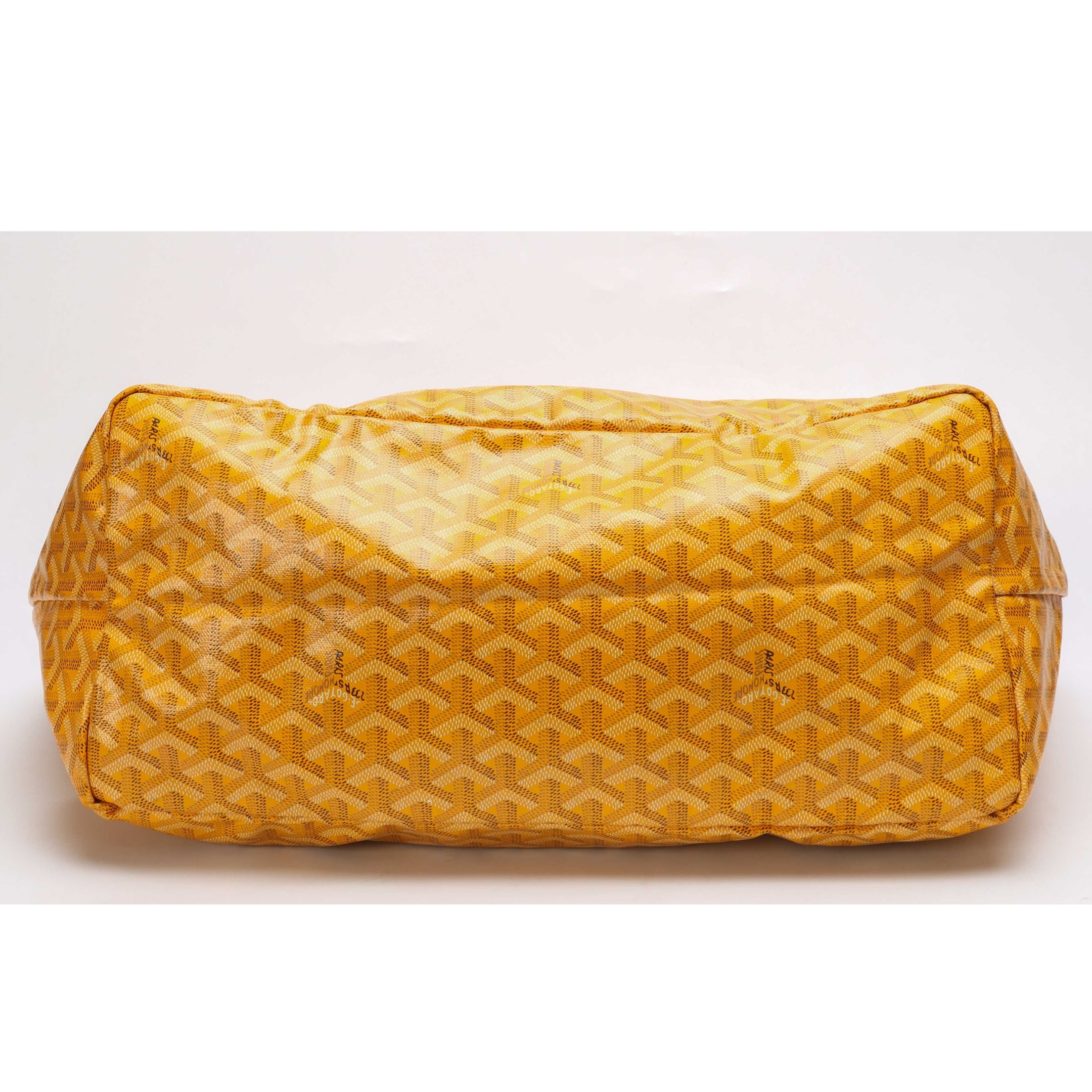 Goyard Yellow Goyardine Saint Louis GM Tote
