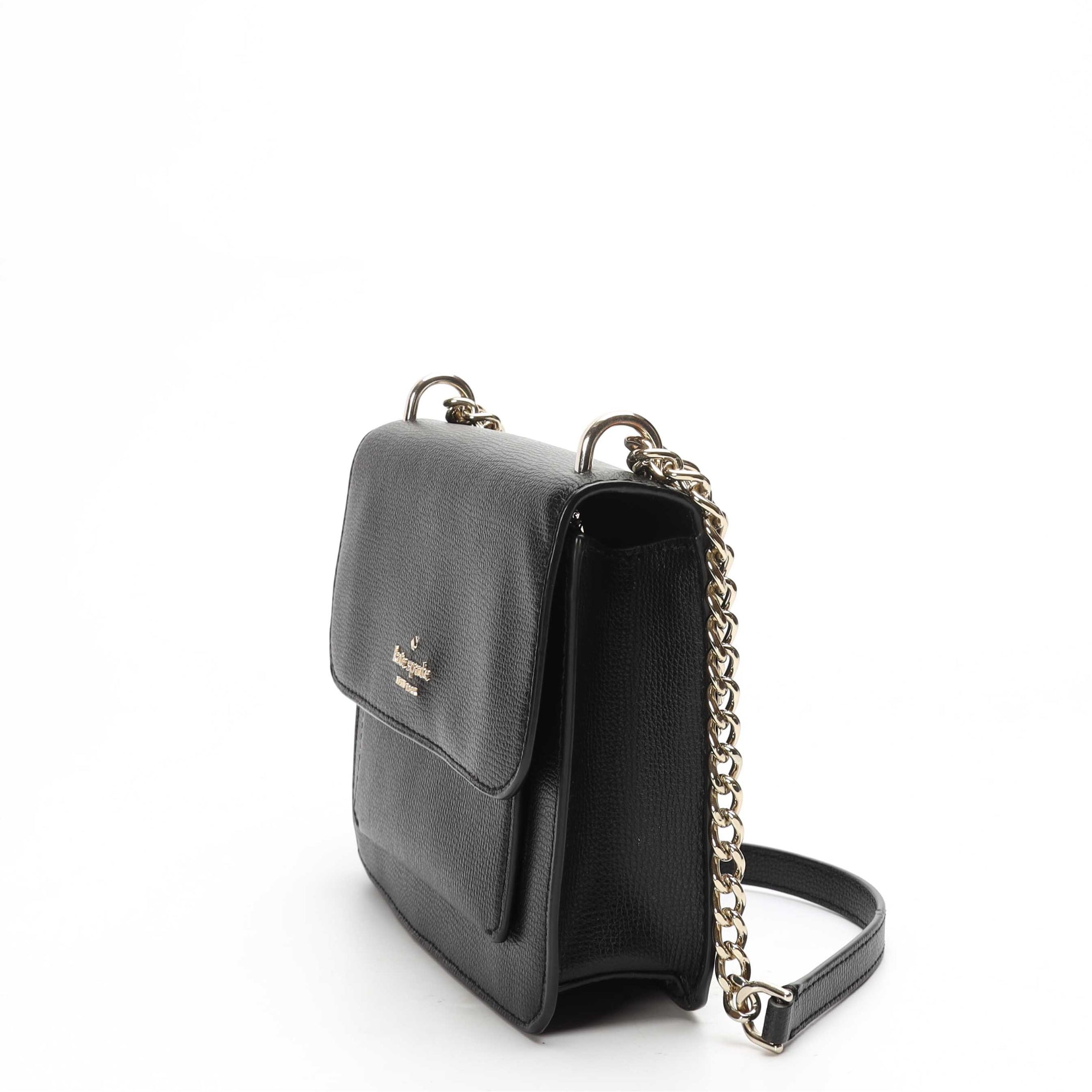 Kate Spade Black Flap Chain Crossbody Bag