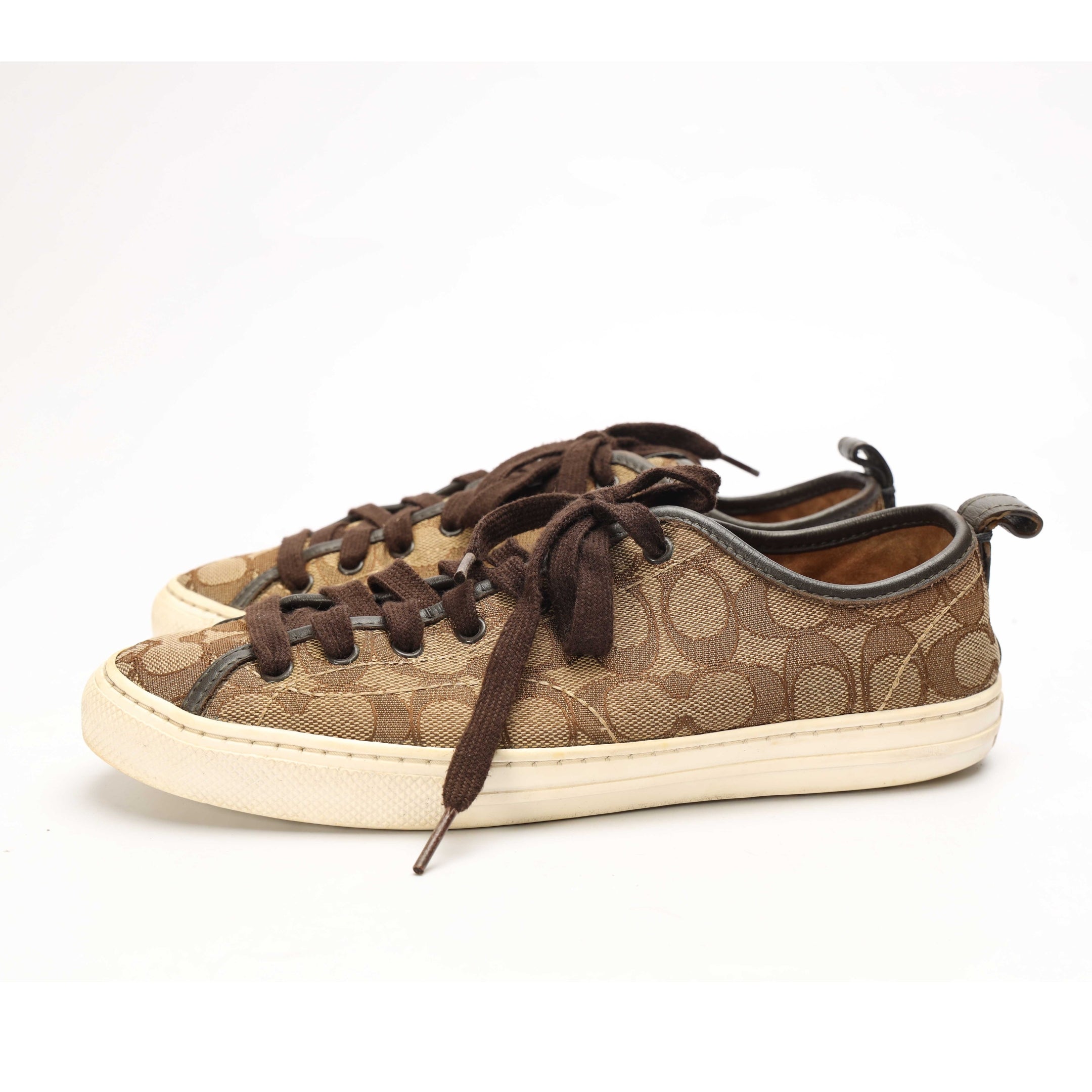 Coach Low-Top Lace-Up Sneakers