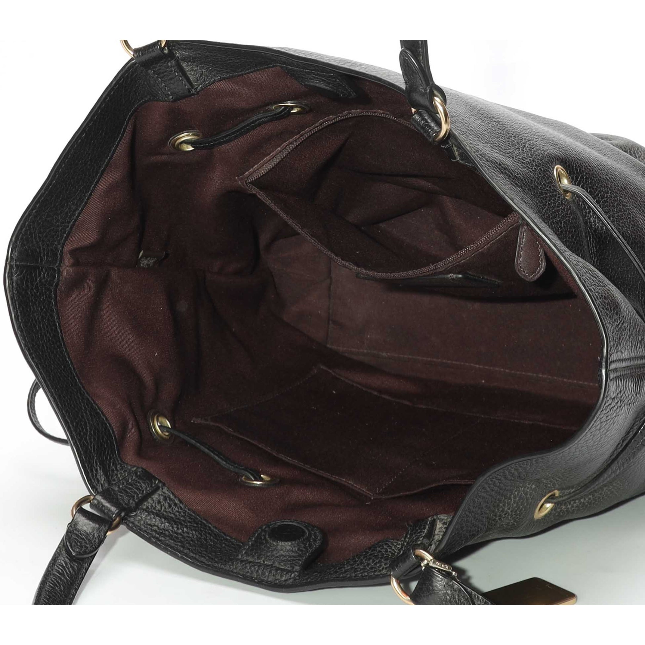 Coach Black Andy Horse & Carriage Tote