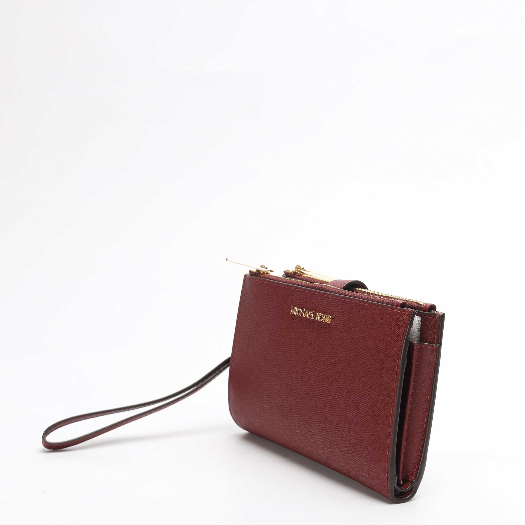 Michael Kors Jet Set Maroon Wristlet Wallet