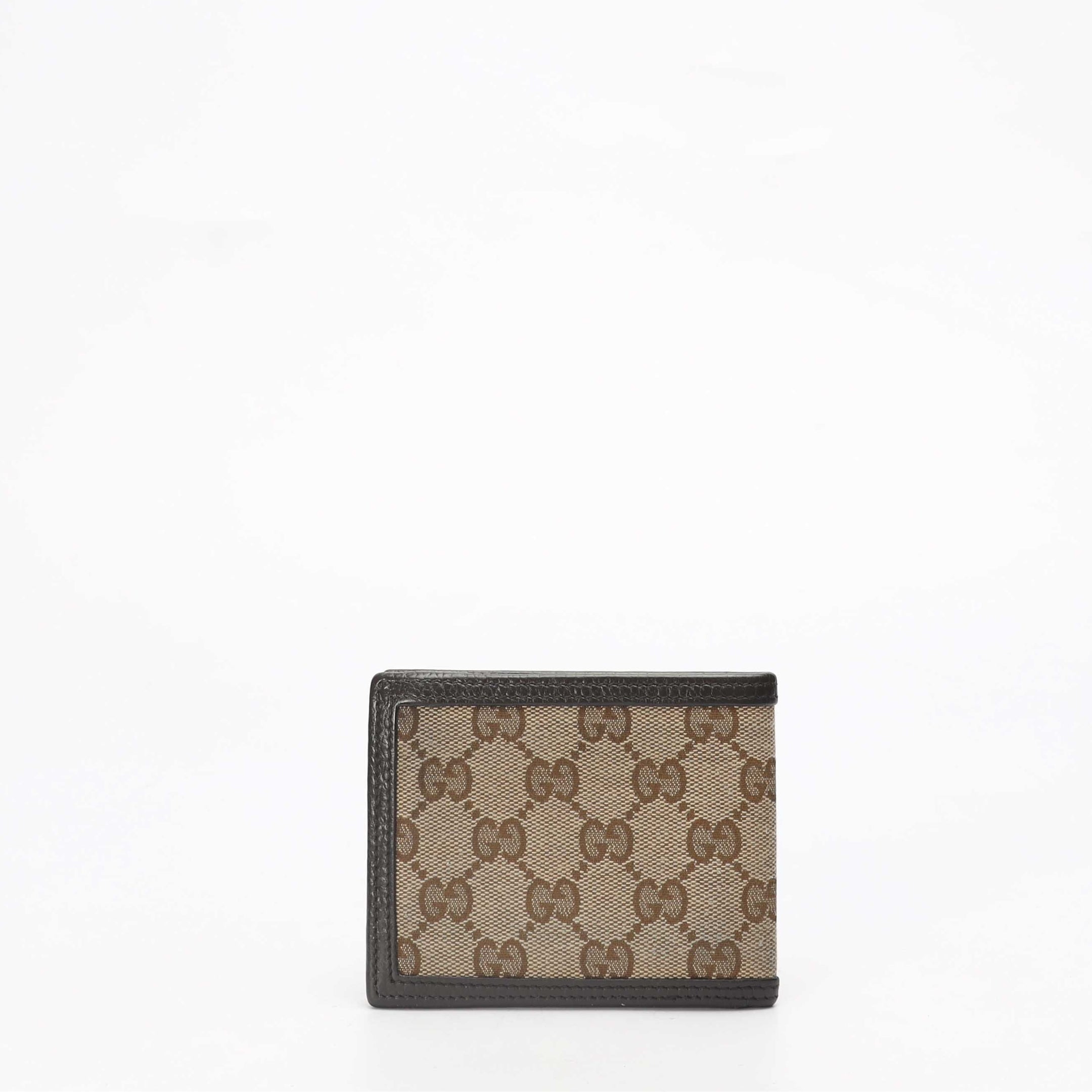 Gucci Beige GG Canvas Dollar Bifold Wallet