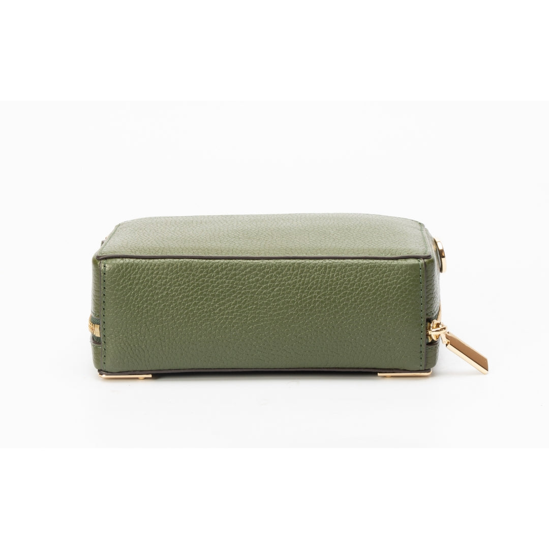 Michael Kors Estelle Trunk Small Pebbled Leather Crossbody Bag