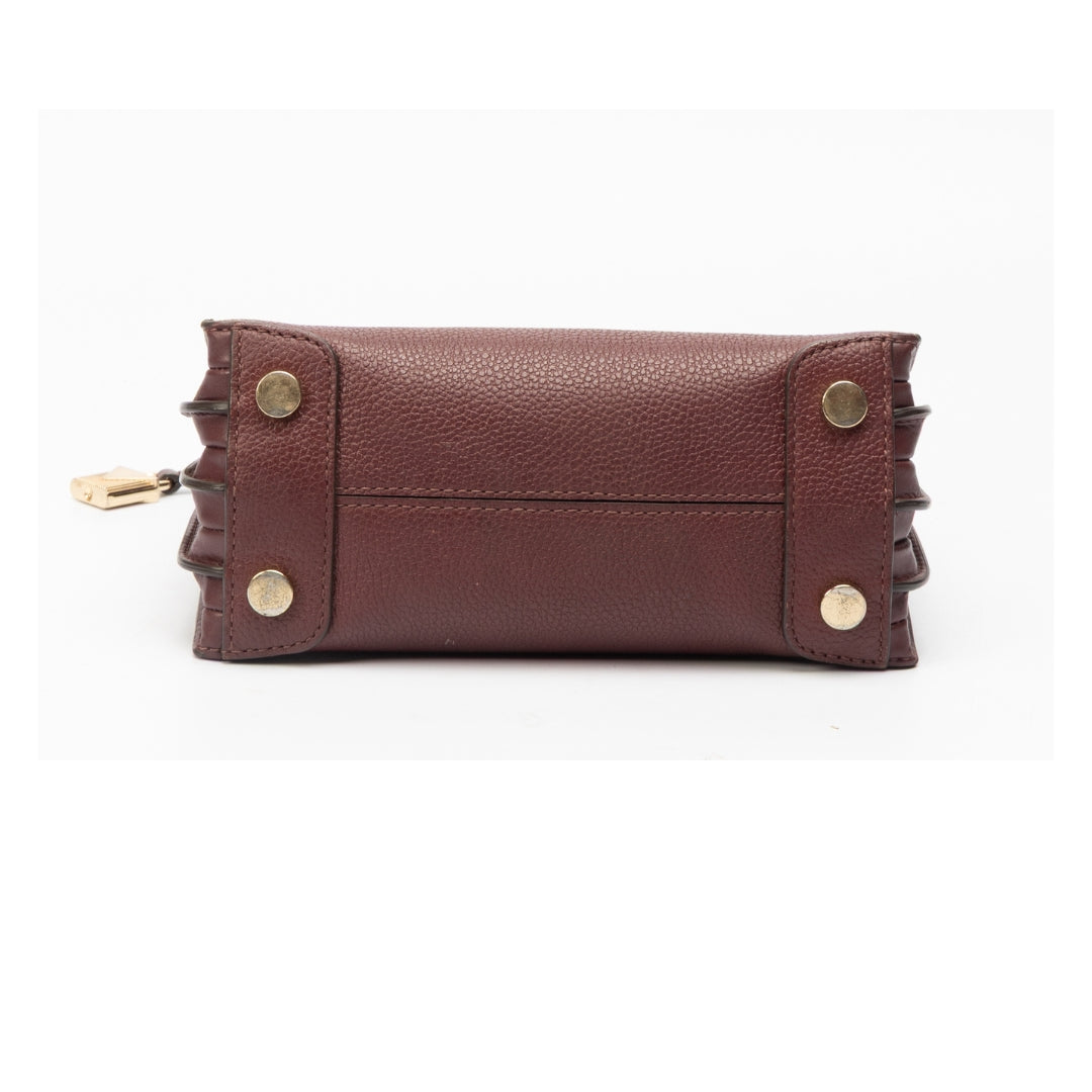 Michael Kors Mercer Medium Leather Accordion Crossbody Bag
