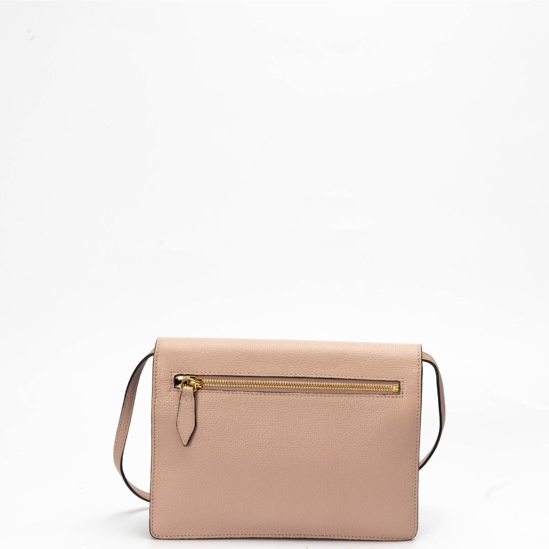 Burberry Pink House Check Canvas Macken Sling Bag
