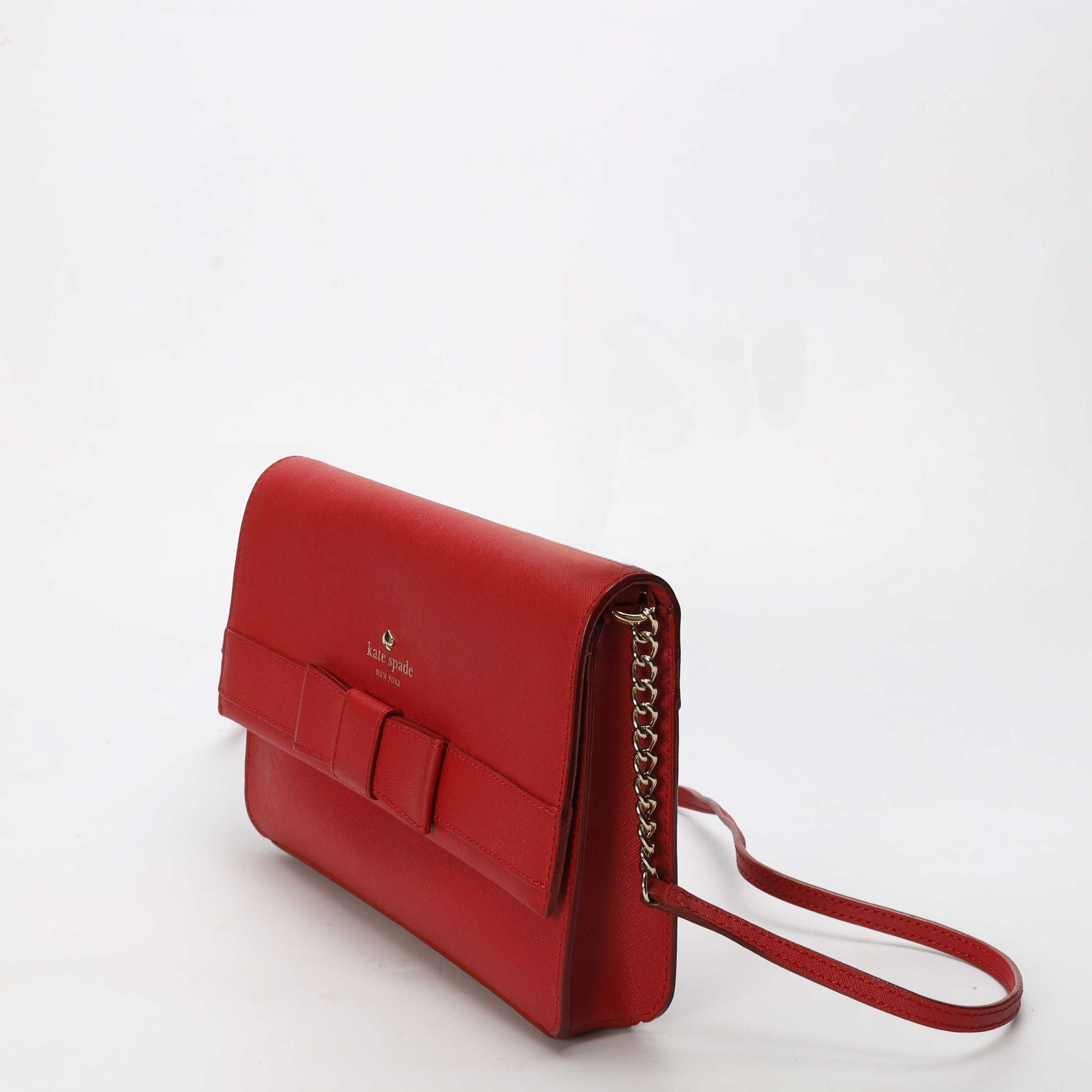Kate Spade Red Bow Flap Crossbody Bag