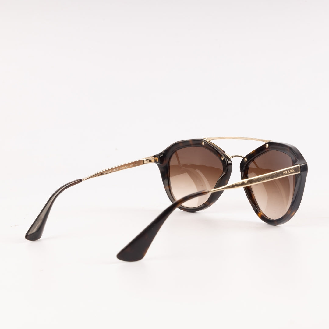 Prada Acetate Metal Cinema Sunglasses