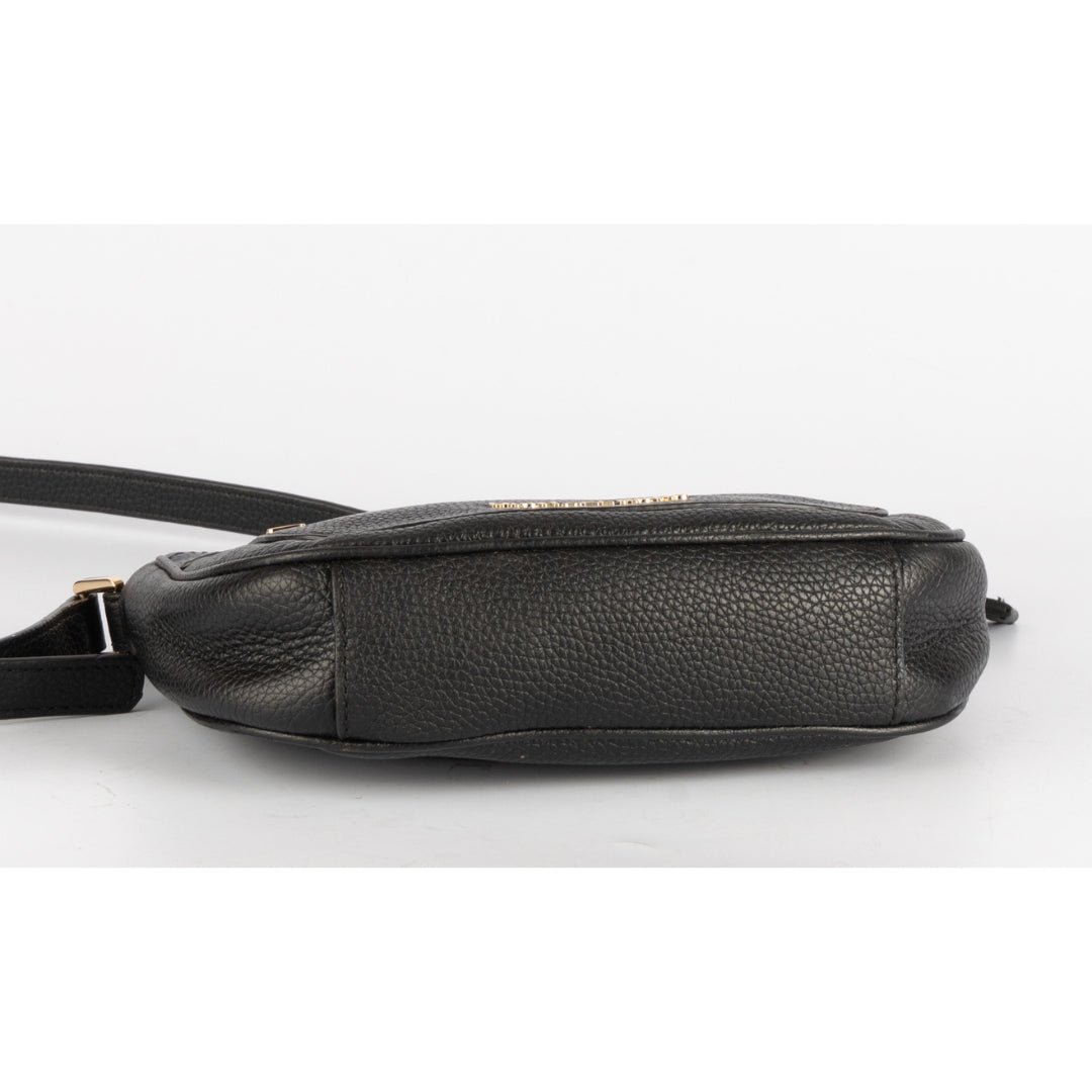 Michael Kors Black Leather Crossbody Bag