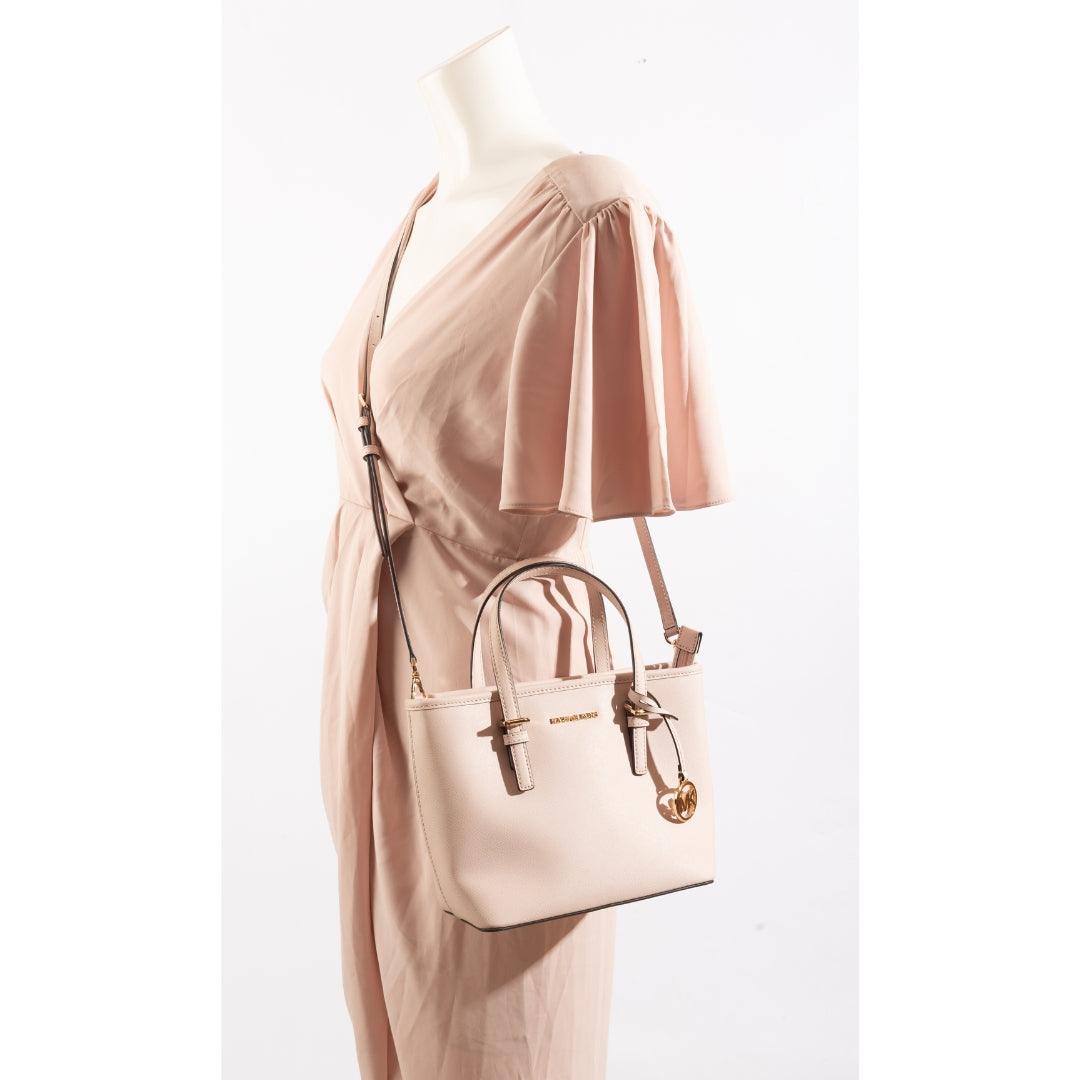 Michael Kors Jet Set Pink Travel Convertible Tote