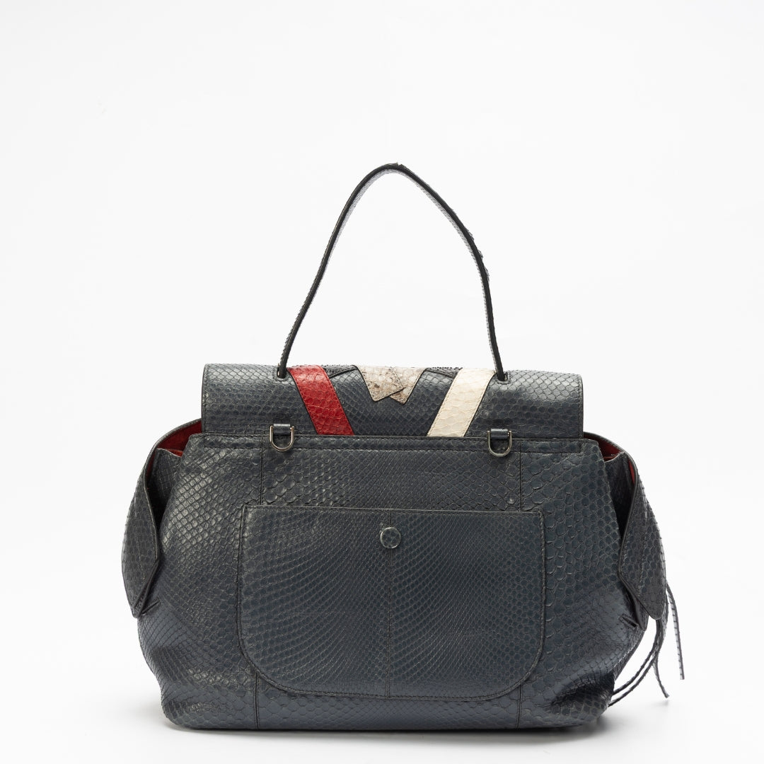 Tod's Python Convertible Wave Bag