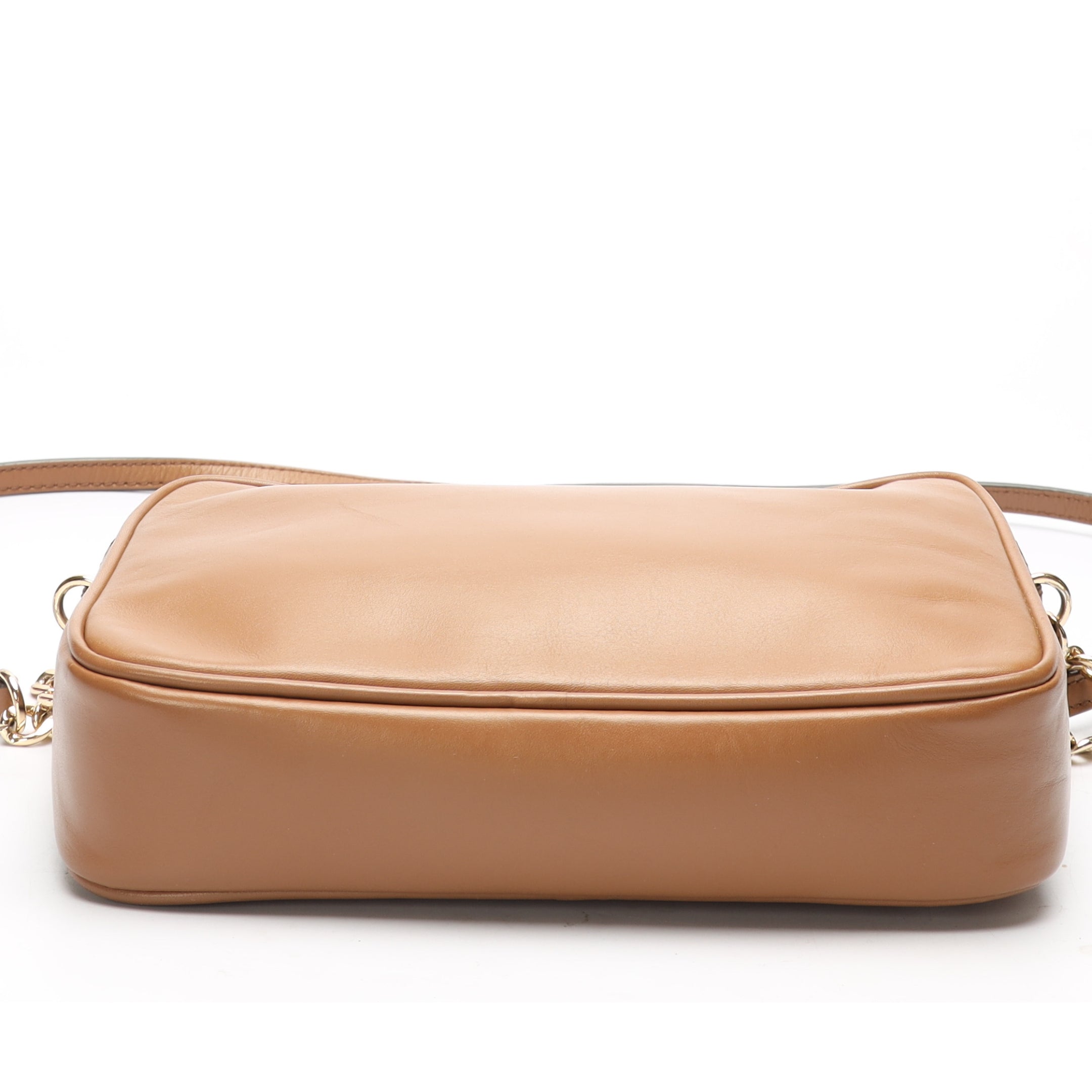 Michael Kors Jet Set Woven Brown Crossbody Bag