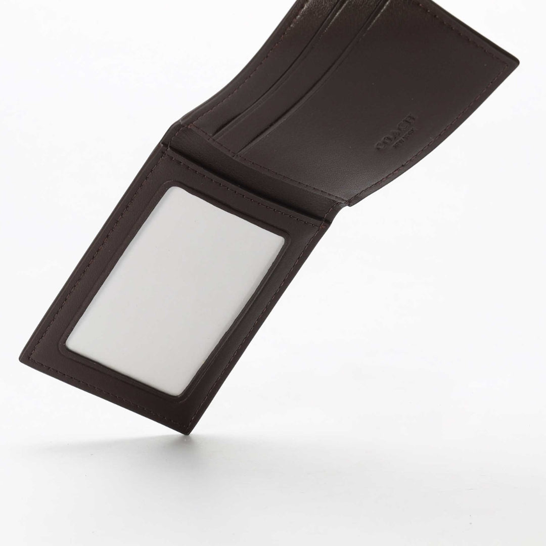 Coach Slim Signature Canvas Card Case