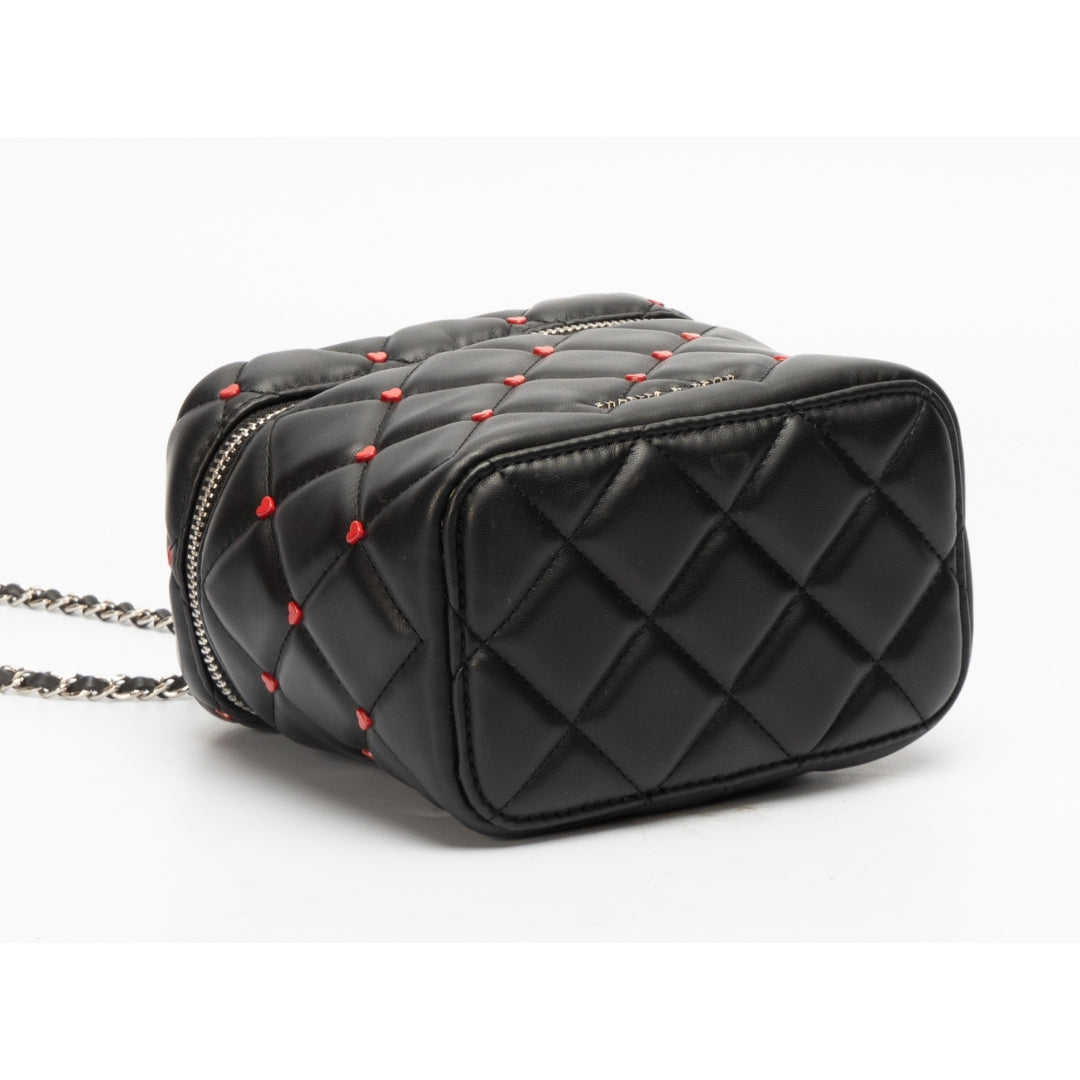 Charles & Keith Nezu Quilted Heart Crossbody Bag