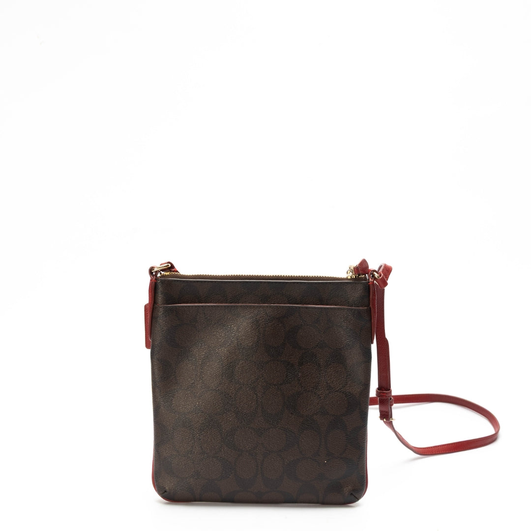 Coach Brown Rowan Sling Bag
