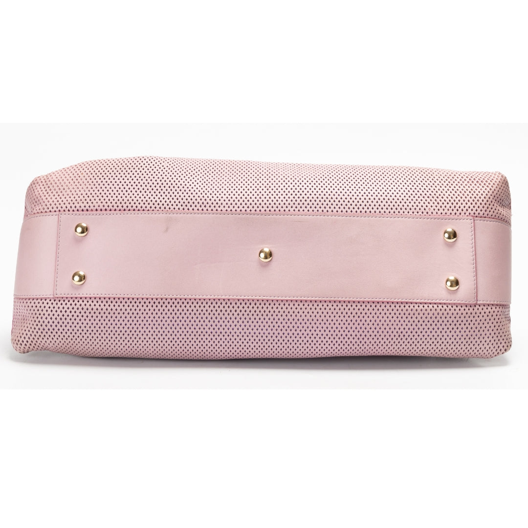 Versace Textured Dome-Shaped Shoulder Bag