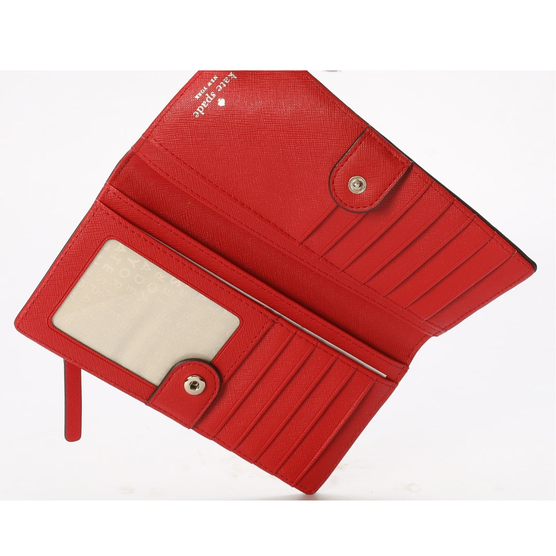 Kate Spade Laurel Red Bi-fold Wallet