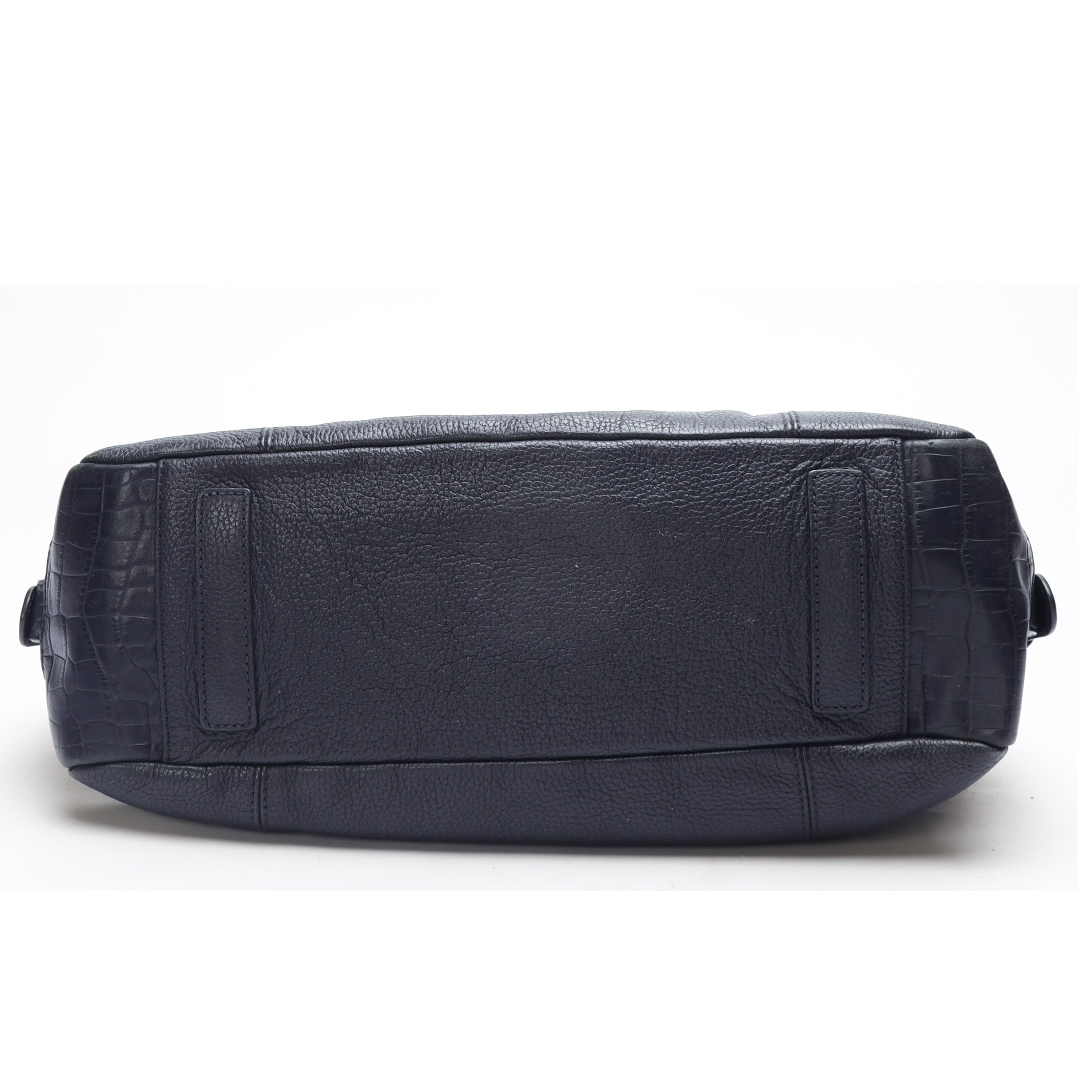 Balenciaga Navy Pebbled Leather Shoulder Bag