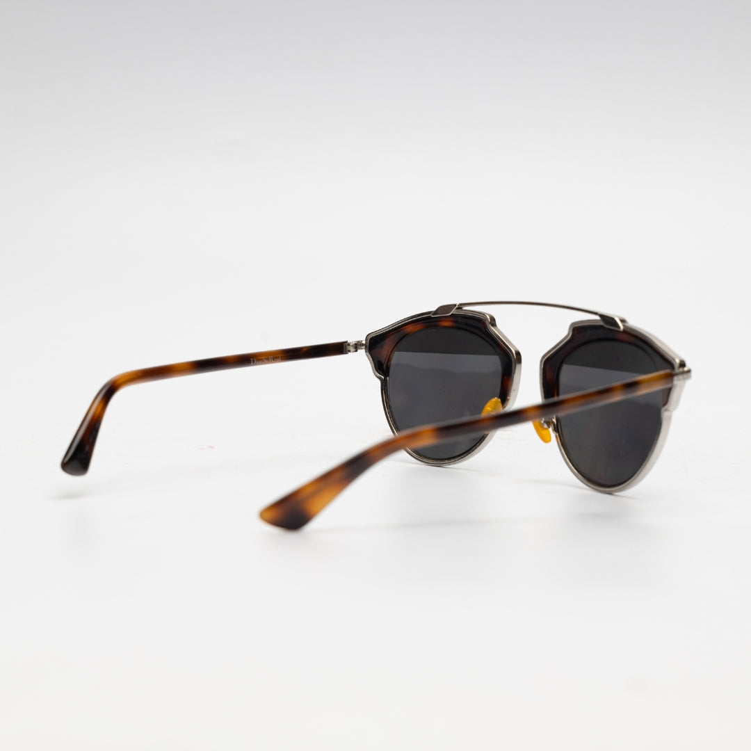 Dior Tortoise Frame So Real Round Sunglasses