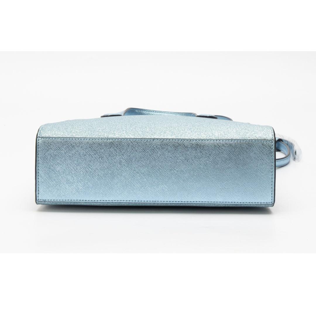 Kate Spade Blue Glitter Tinsel Satchel