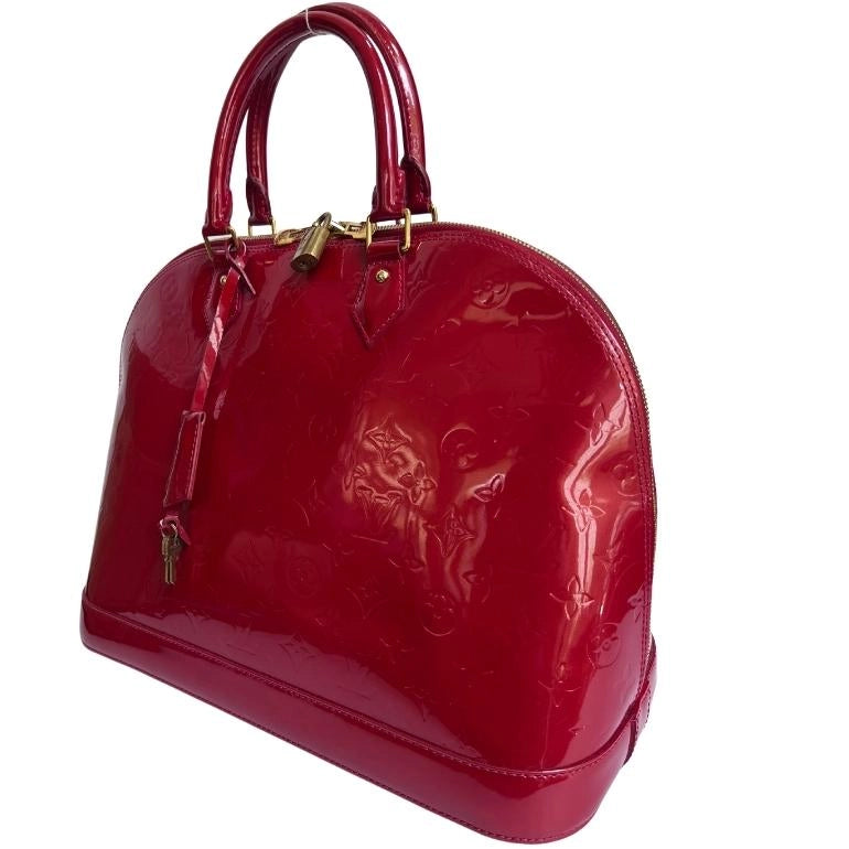 Louis Vuitton Vernis Alma MM Tote Bag