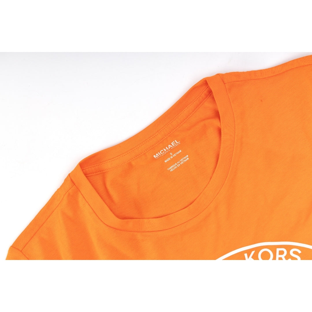 Michael Kors Embellished Logo Cotton T-Shirt