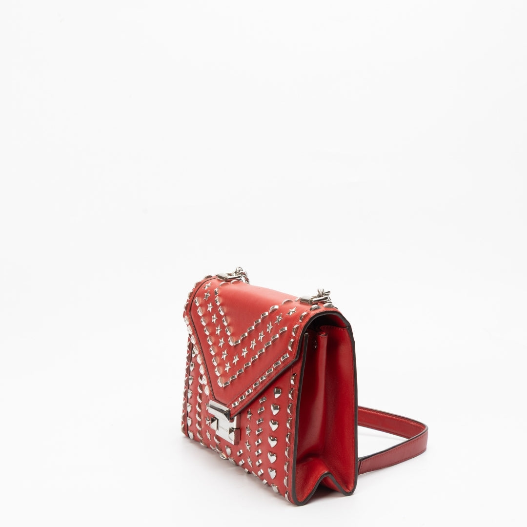 Michael Kors Whitney Large Studded Leather Convertible Shoulder Bag