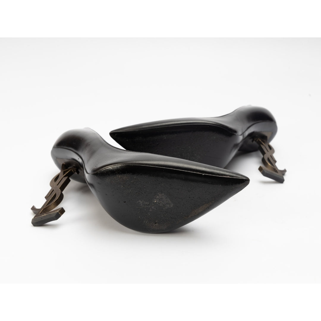 Yves Saint Laurent Black Opyum Pumps