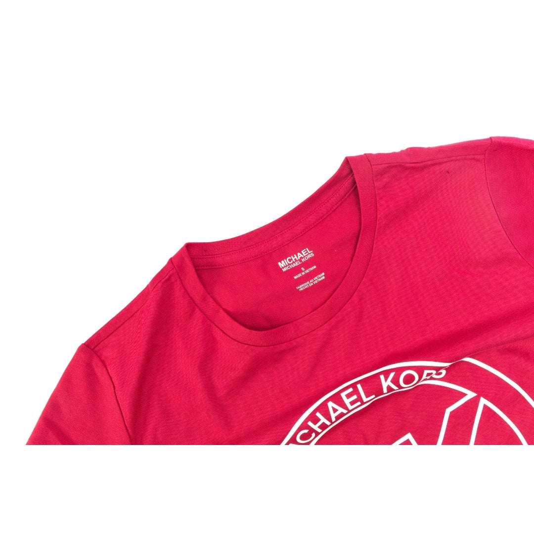 Michael Kors Embellished Logo Cotton T-Shirt