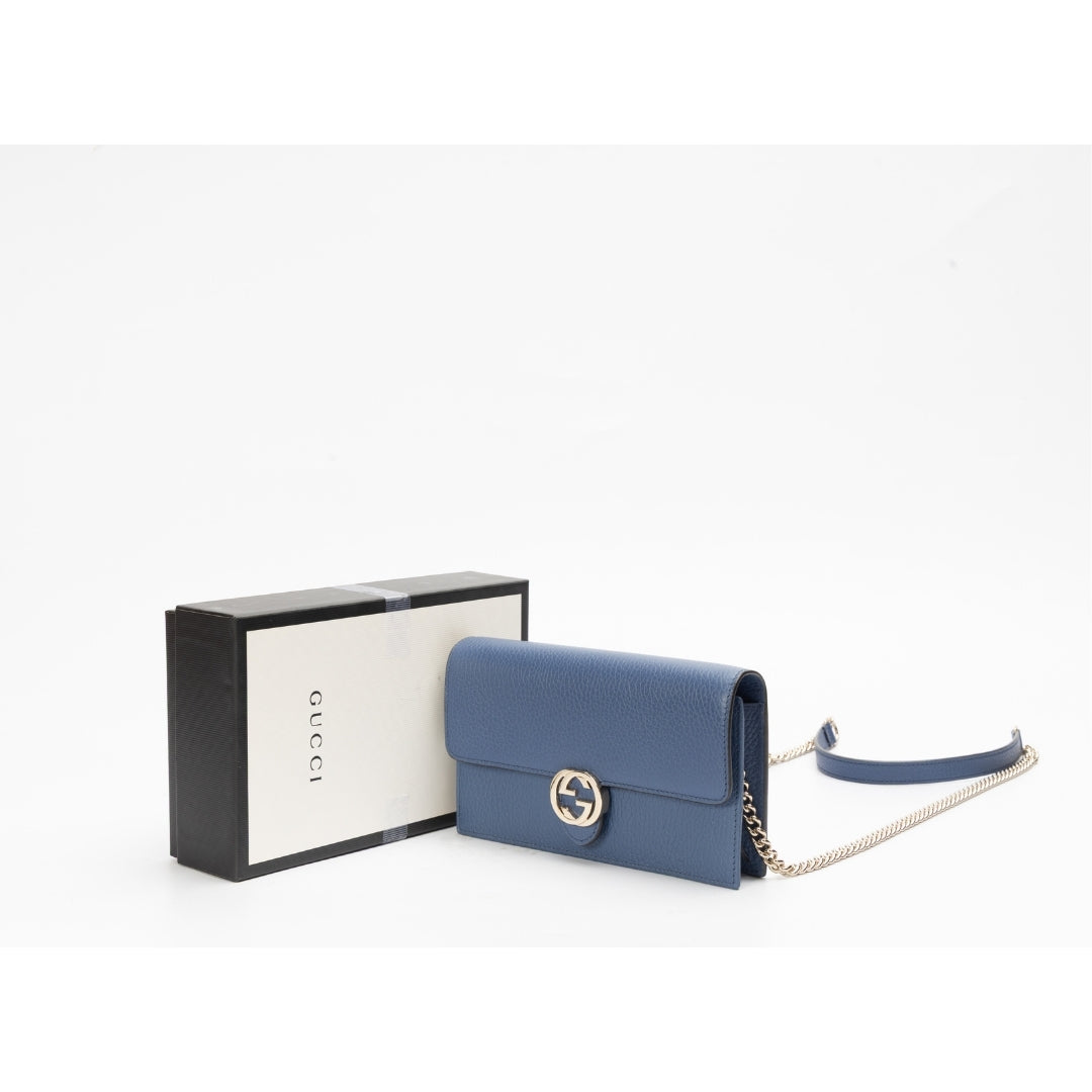 Gucci Dollar Interlocking GG Mini Chain Crossbody Bag