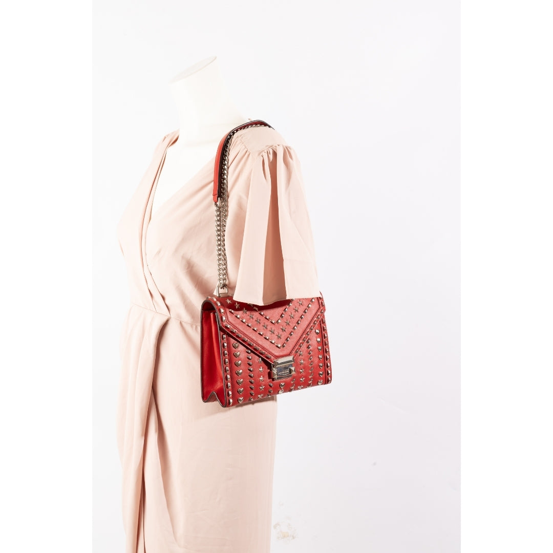 Michael Kors Whitney Large Studded Leather Convertible Shoulder Bag