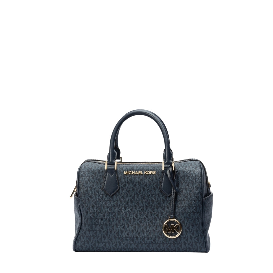 Michael Kors Bedford Legacy Logo Medium Duffle Cross Body Bag