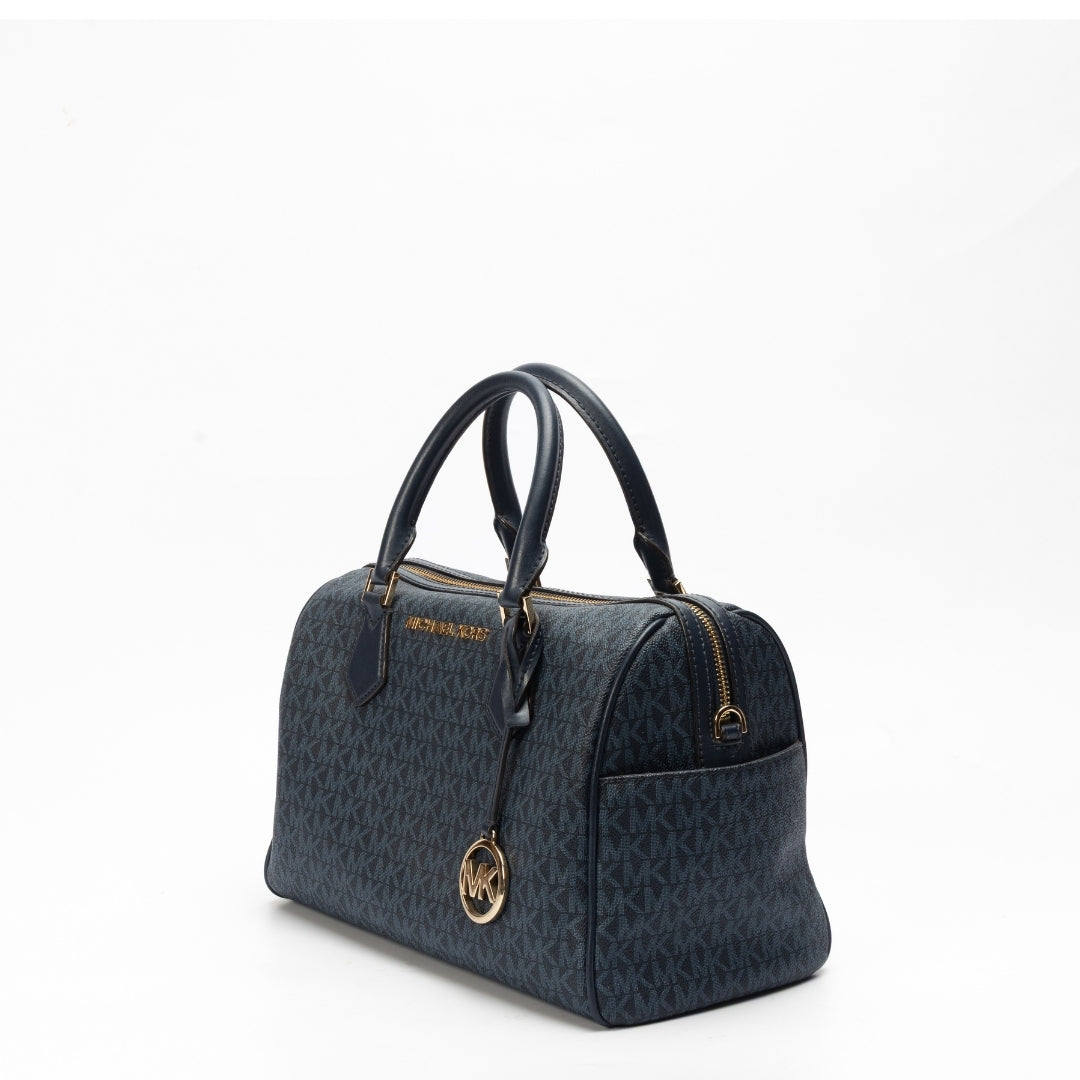 Michael Kors Bedford Legacy Logo Medium Duffle Cross Body Bag