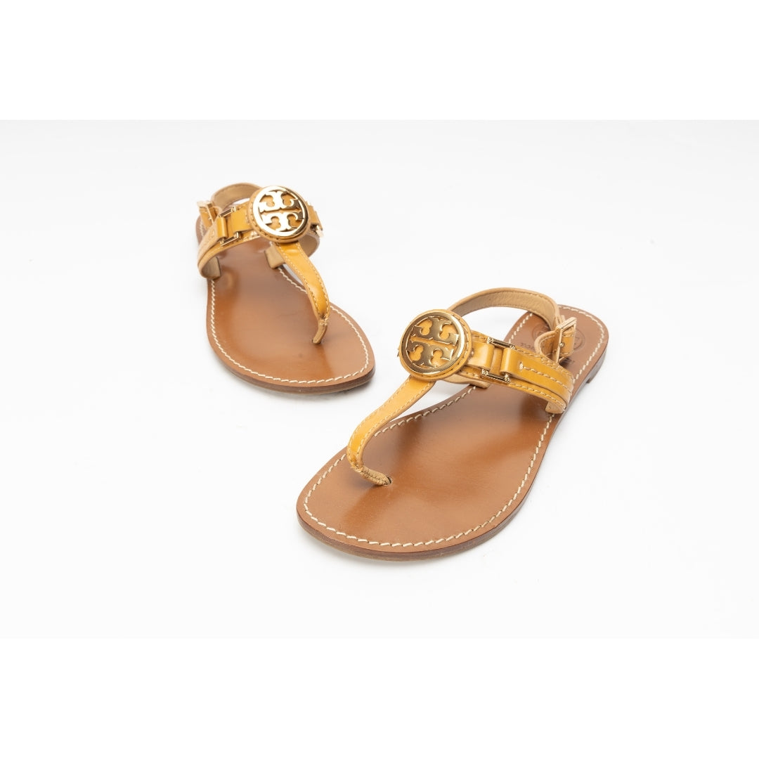 Tory Burch Miller Metal Logo Sandals