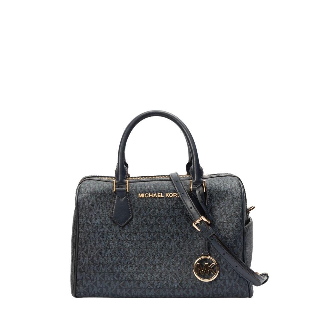 Michael Kors Bedford Legacy Logo Medium Duffle Cross Body Bag