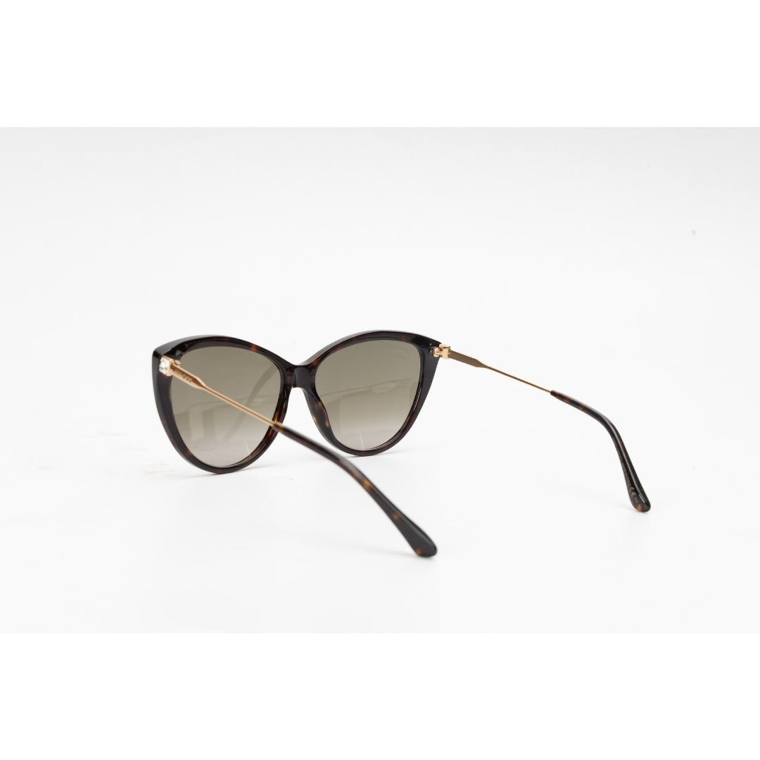 Jimmy Choo Brown Cat Eye Sunglasses