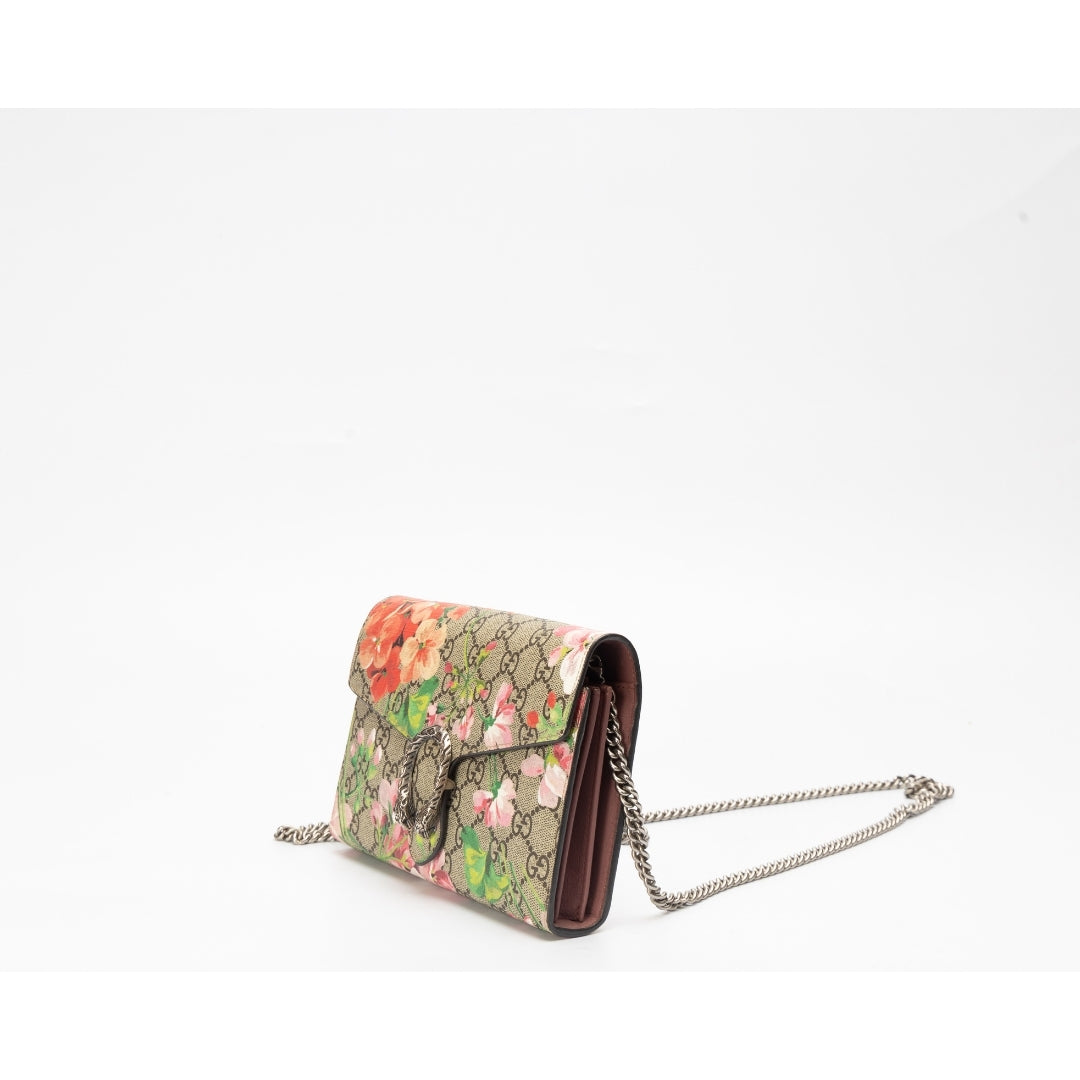 Gucci Dionysus Blooms Print Mini Chain Bag