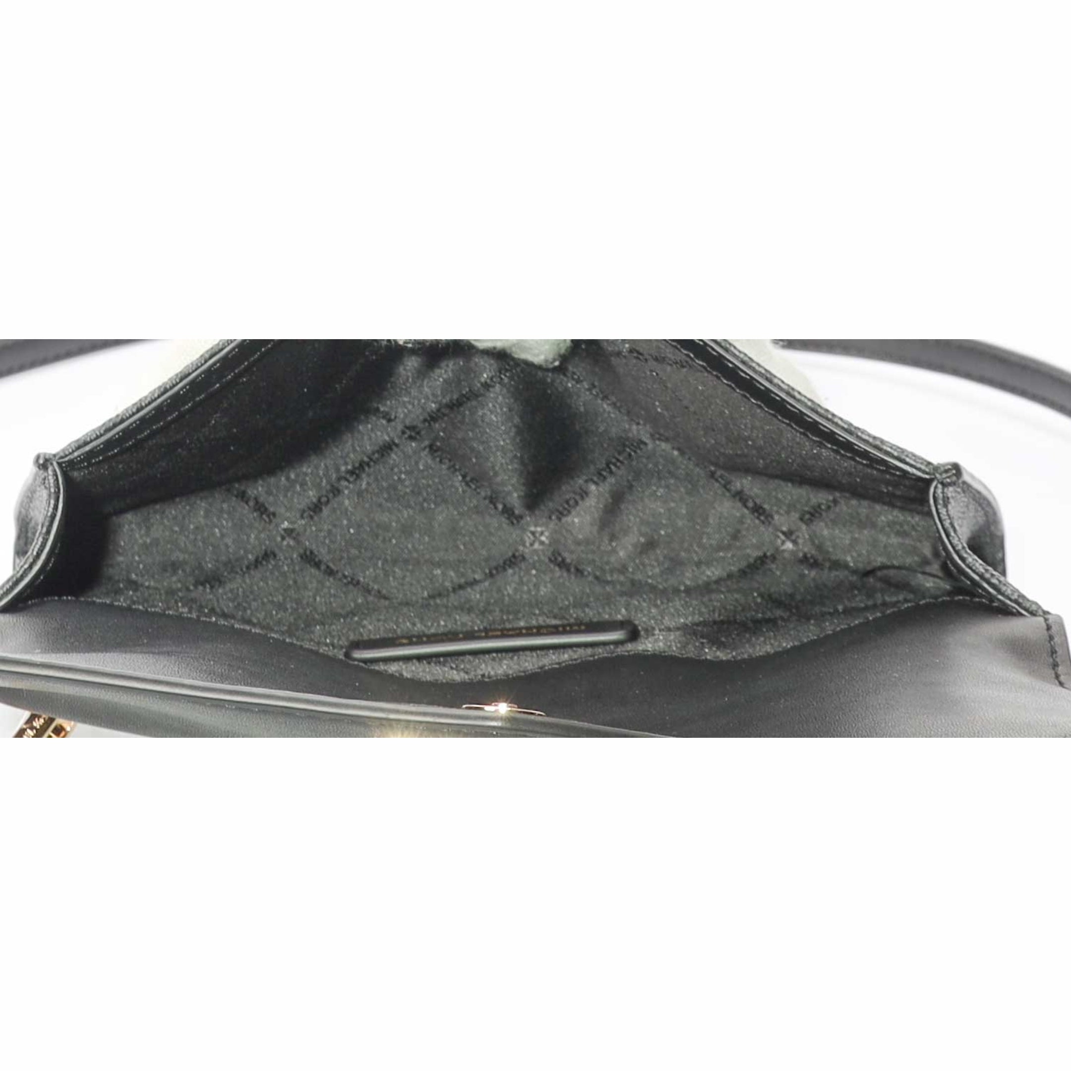 Michael Kors Charlotte Black Logo Cross Body Wallet