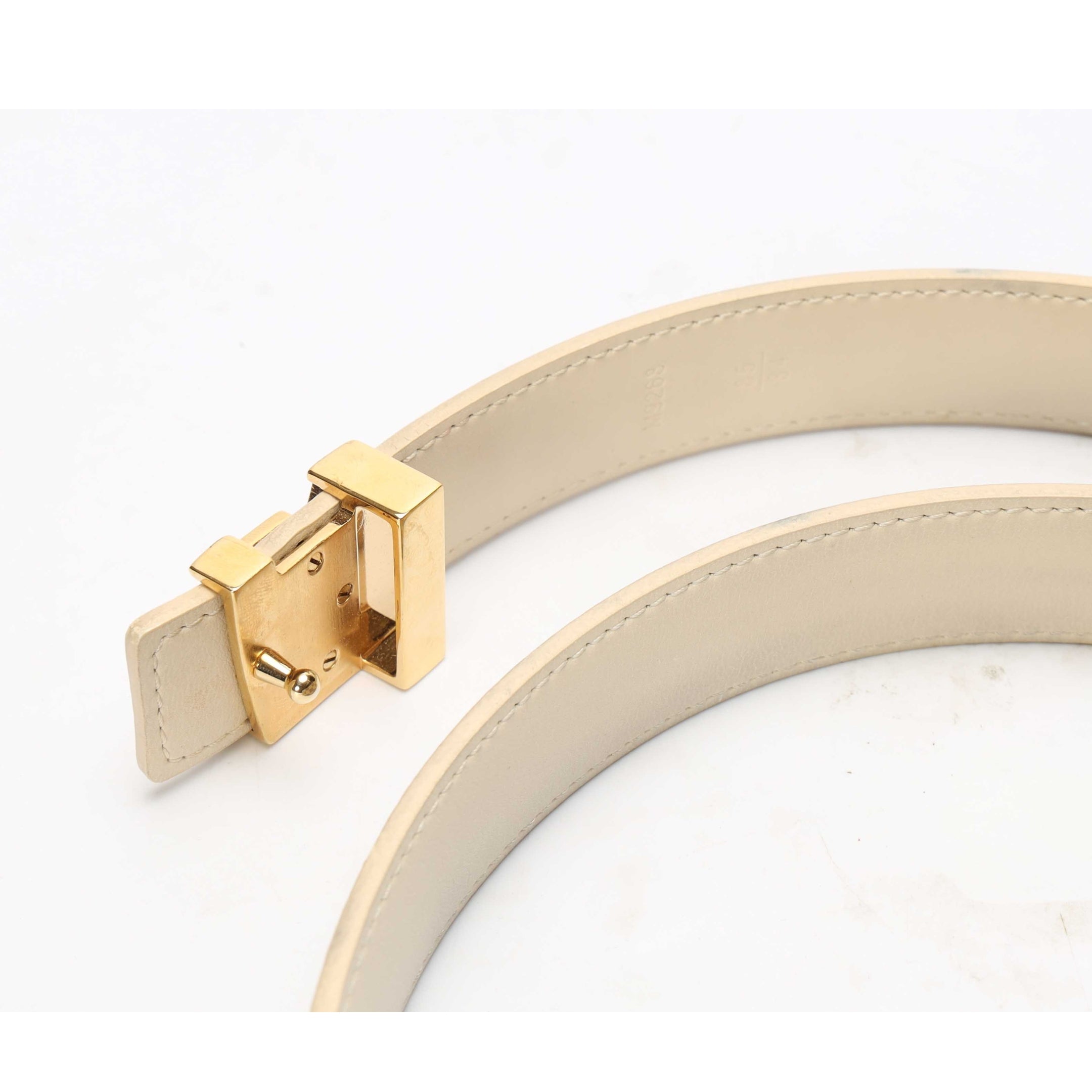 Louis Vuitton Damier Azur LV Initiales Belt