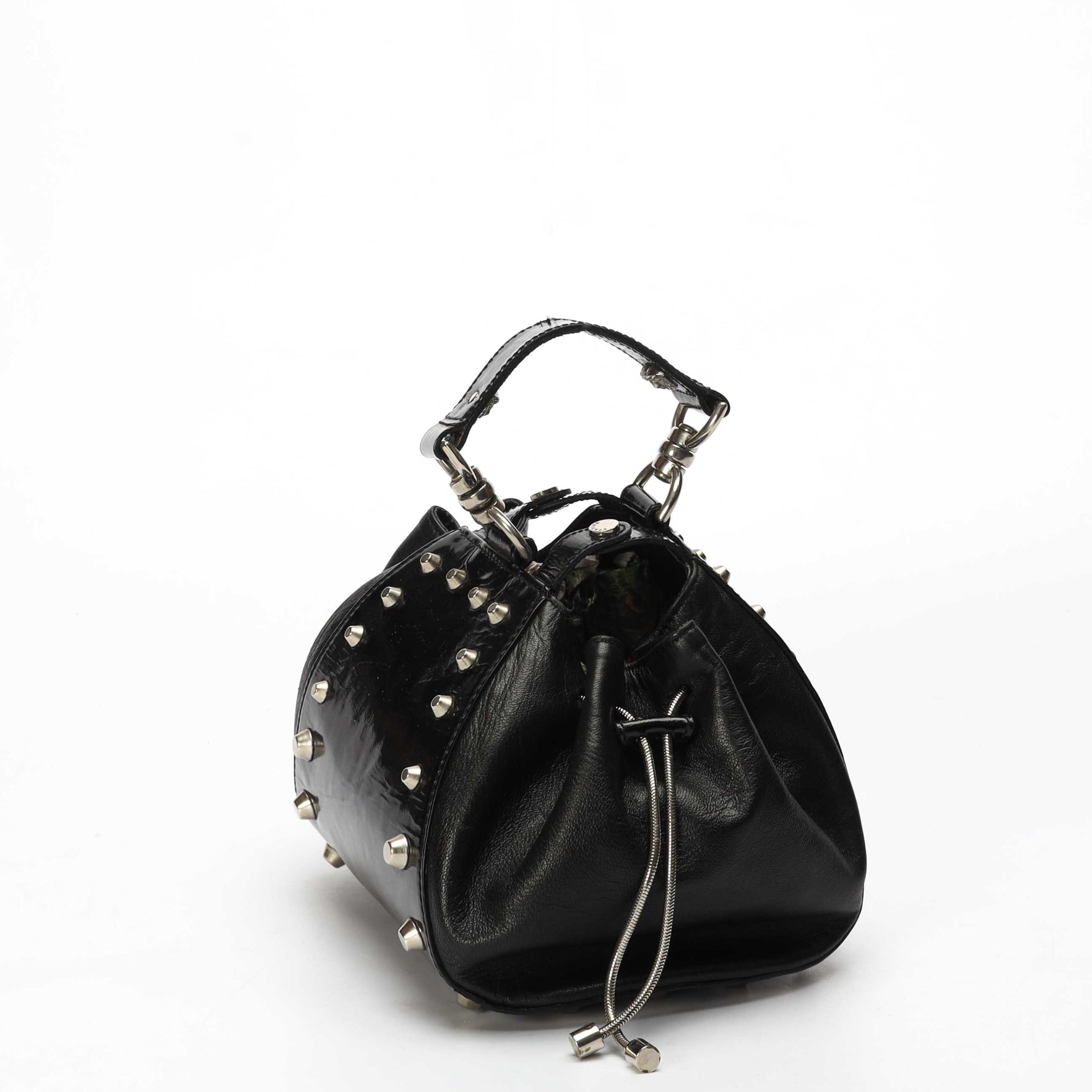 Versace La Medusa Black Bucket Bag