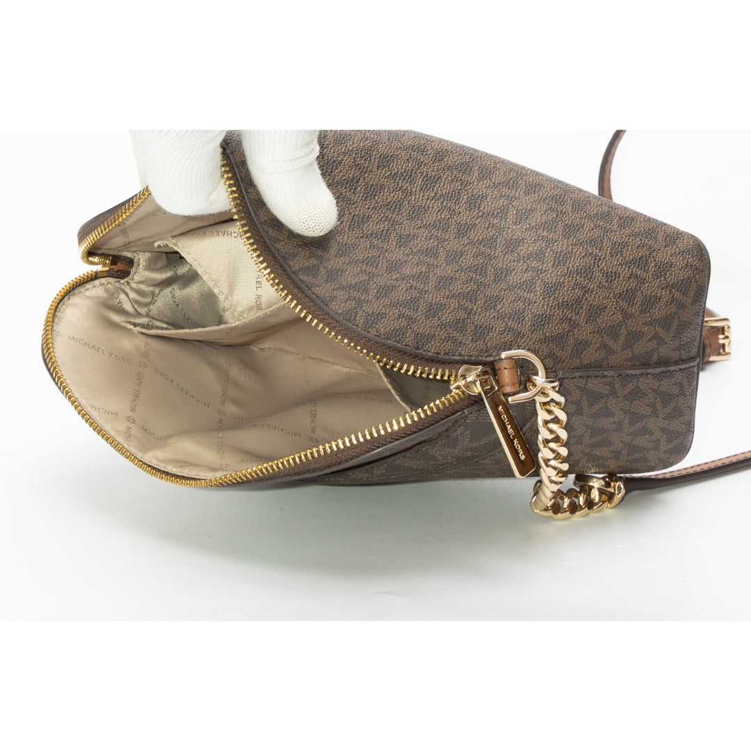 Michael Kors MK Jet Set Travel Dome Crossbody Bag