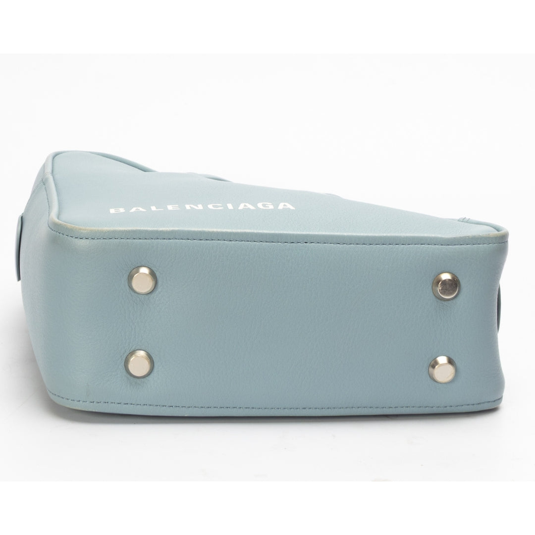 Balenciaga Blue Duffle Triangle Crossbody Bag
