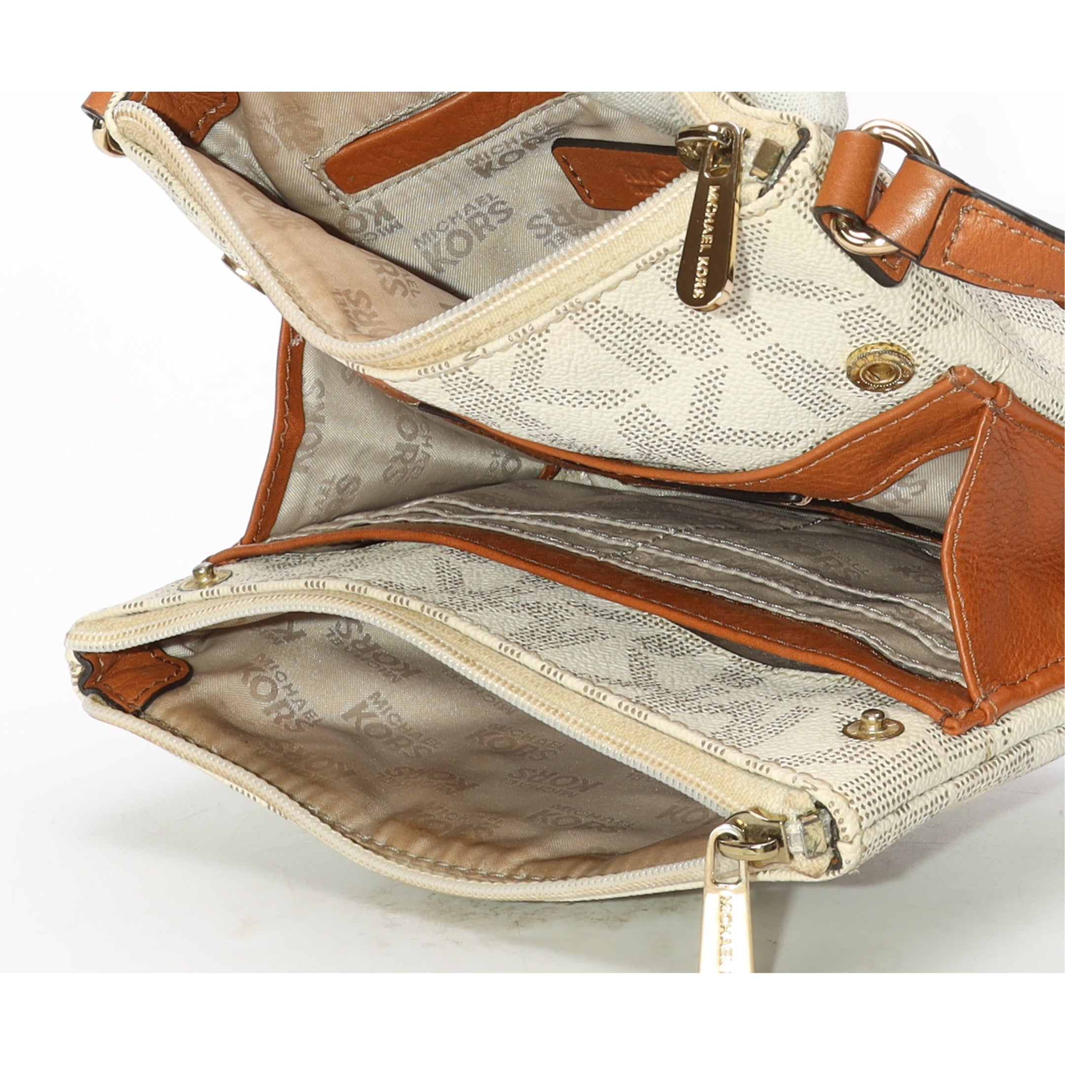 Michael Kors Fulton Vanilla Crossbody Bag