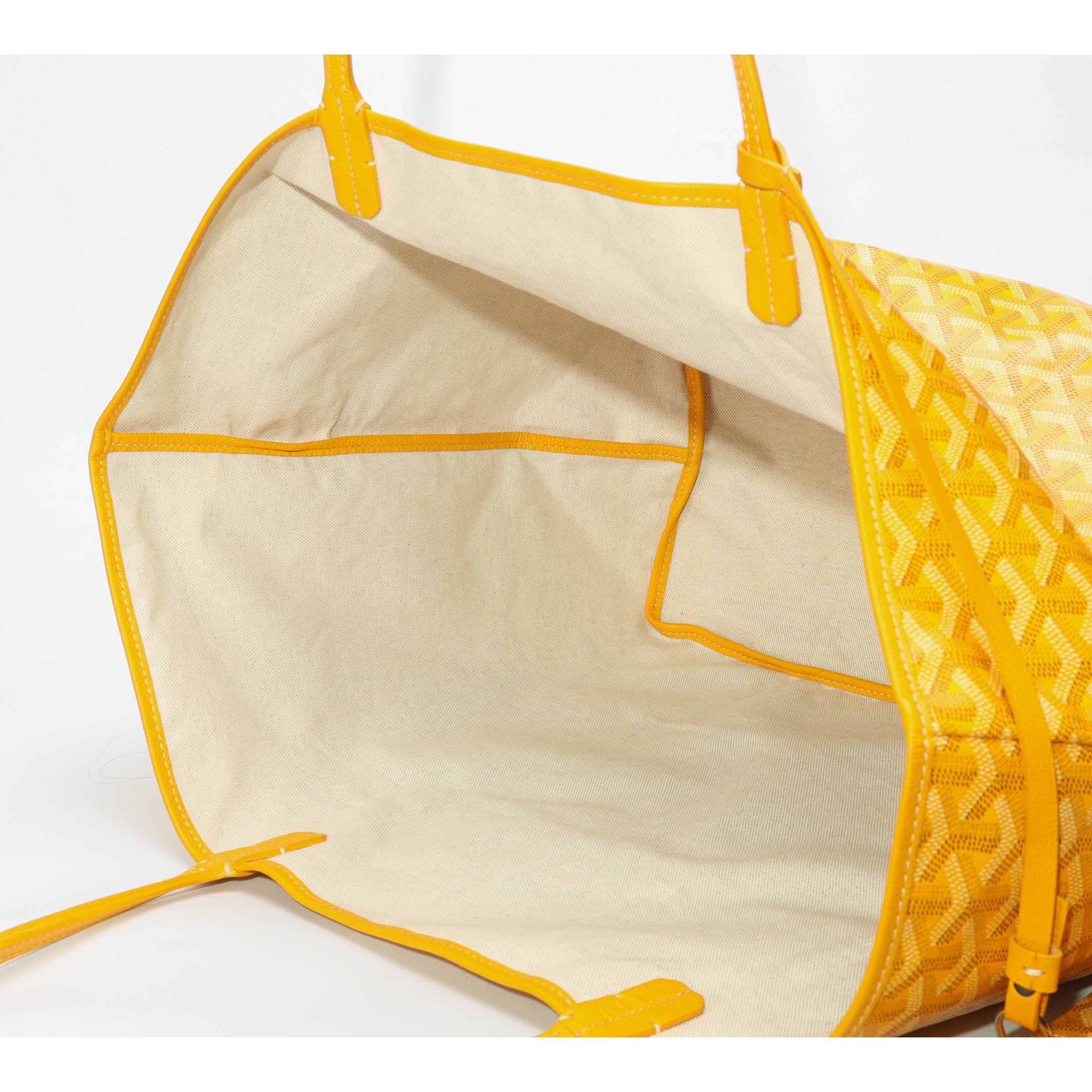 Goyard Yellow Goyardine Saint Louis GM Tote