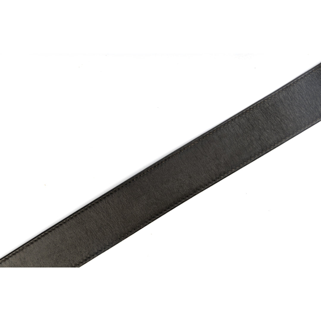 Versace Black Leather Medusa Buckle Belt