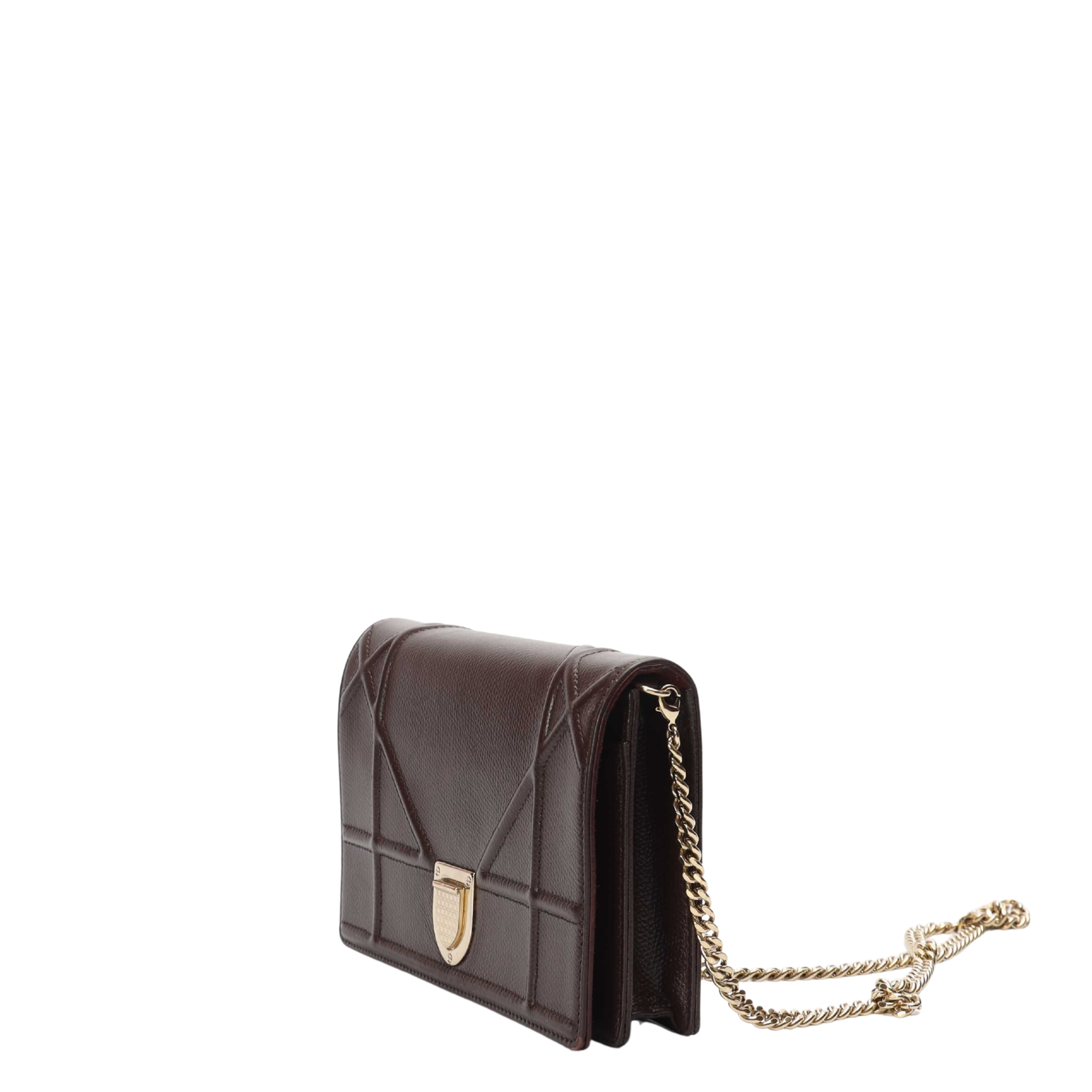 Dior Diorama Burgundy Crossbody Bag