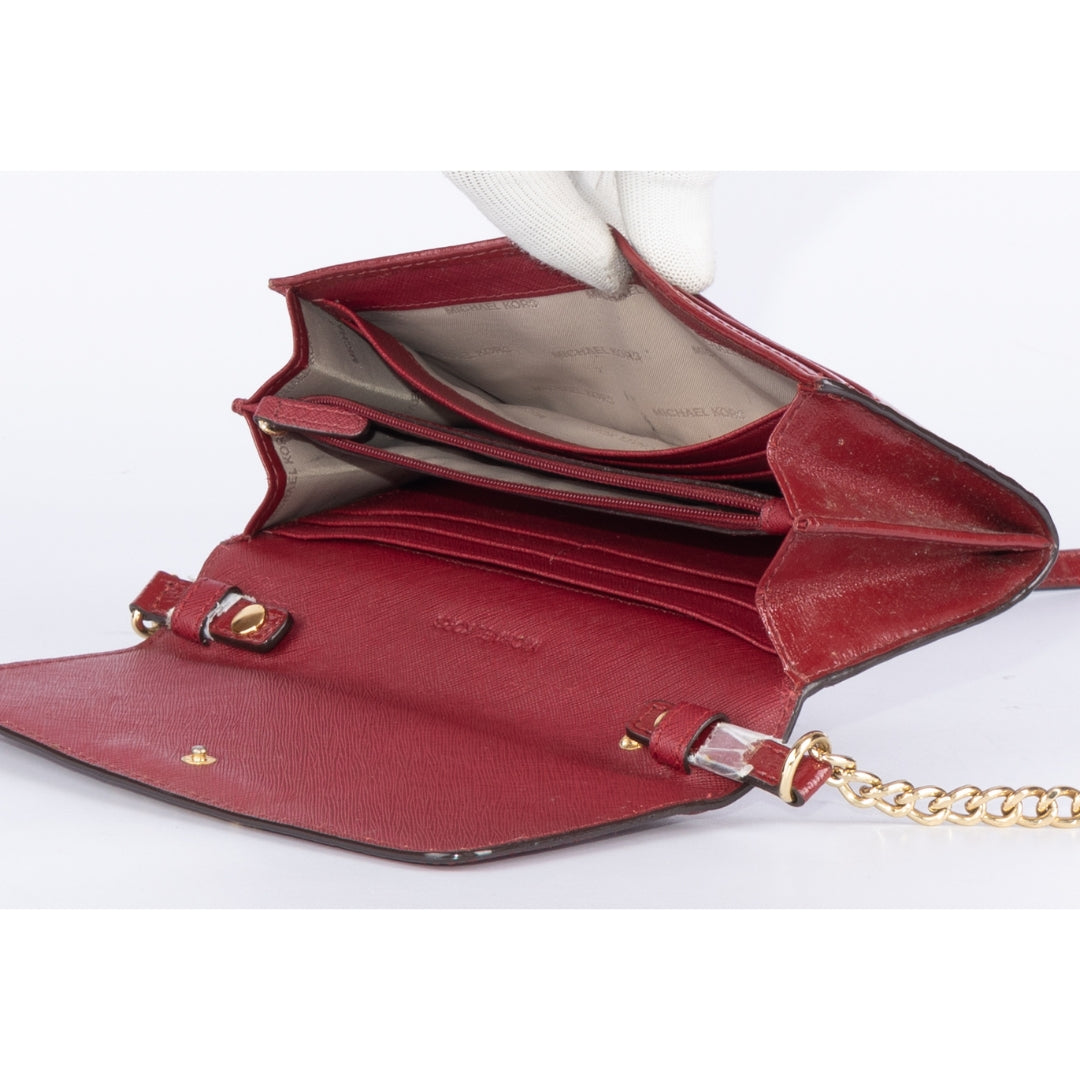 Michael Kors Leather Daniela Crossbody Bag